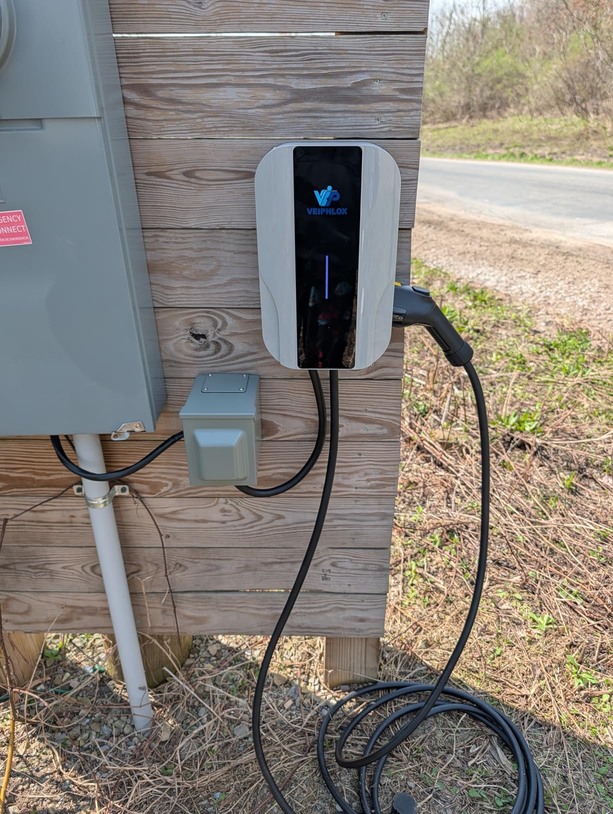 J1772 Level 2 EV Charger 40 Amp, 9.6kW No App Plug & Charge NEMA 14-50P 25ft | 240V Home EVSE, Electric Car Charger IP65 waterproof vehicle charging station, built-in J1772 holder, wrap-around tidy cable customer photo 1