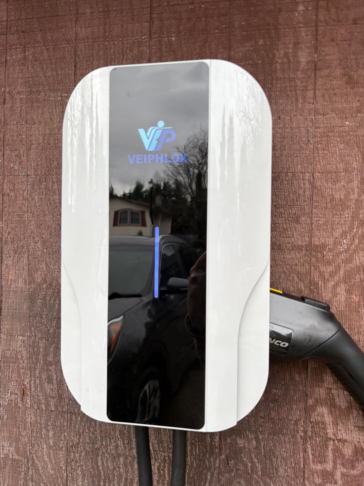 J1772 Level 2 EV Charger 40 Amp, 9.6kW No App Plug & Charge NEMA 14-50P 25ft | 240V Home EVSE, Electric Car Charger IP65 waterproof vehicle charging station, built-in J1772 holder, wrap-around tidy cable customer photo 2