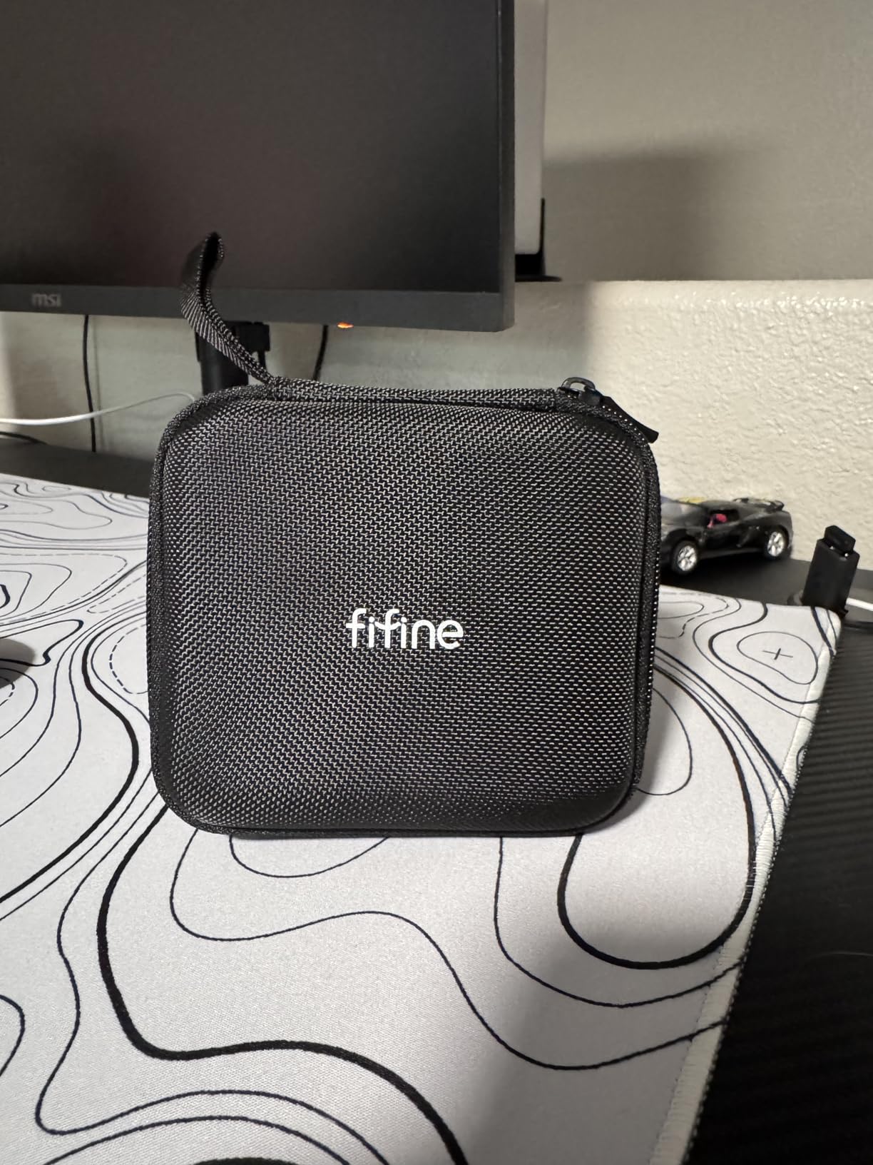 FIFINE M9 2 Pack Wireless Lavalier Microphone for iPhone Camera Vlog | Condenser Clip-On Lapel Mic System, Charging Case, for Android Vlog YouTube TikTok Interview customer photo 2