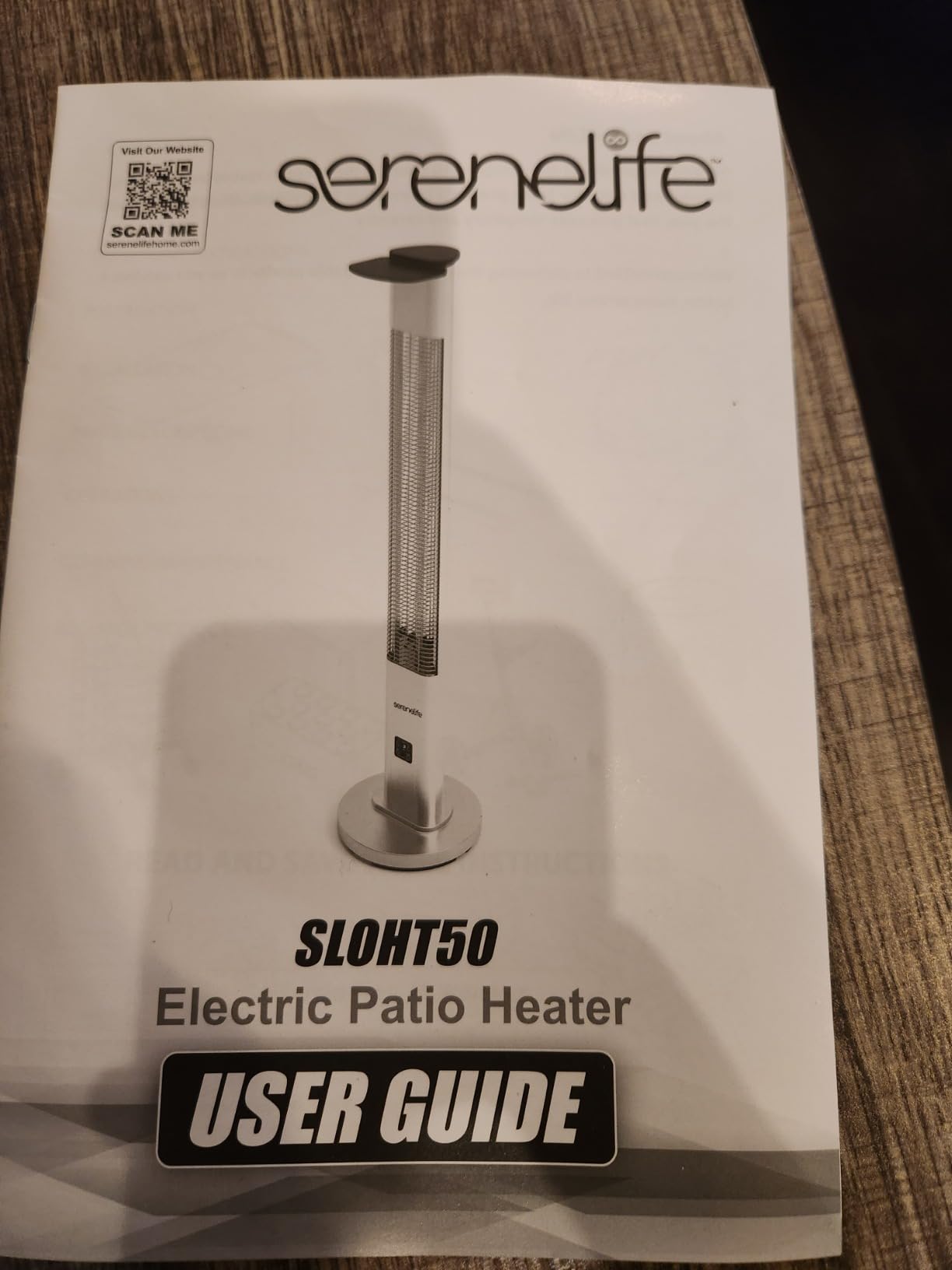 SereneLife Outdoor Electric Patio Heater - 1500W High-Efficiency Infrared Heating, Remote Control Standing Heater with Aluminum Reflector, Waterproof Design, IP65 Approved, Quiet Operation customer photo 2