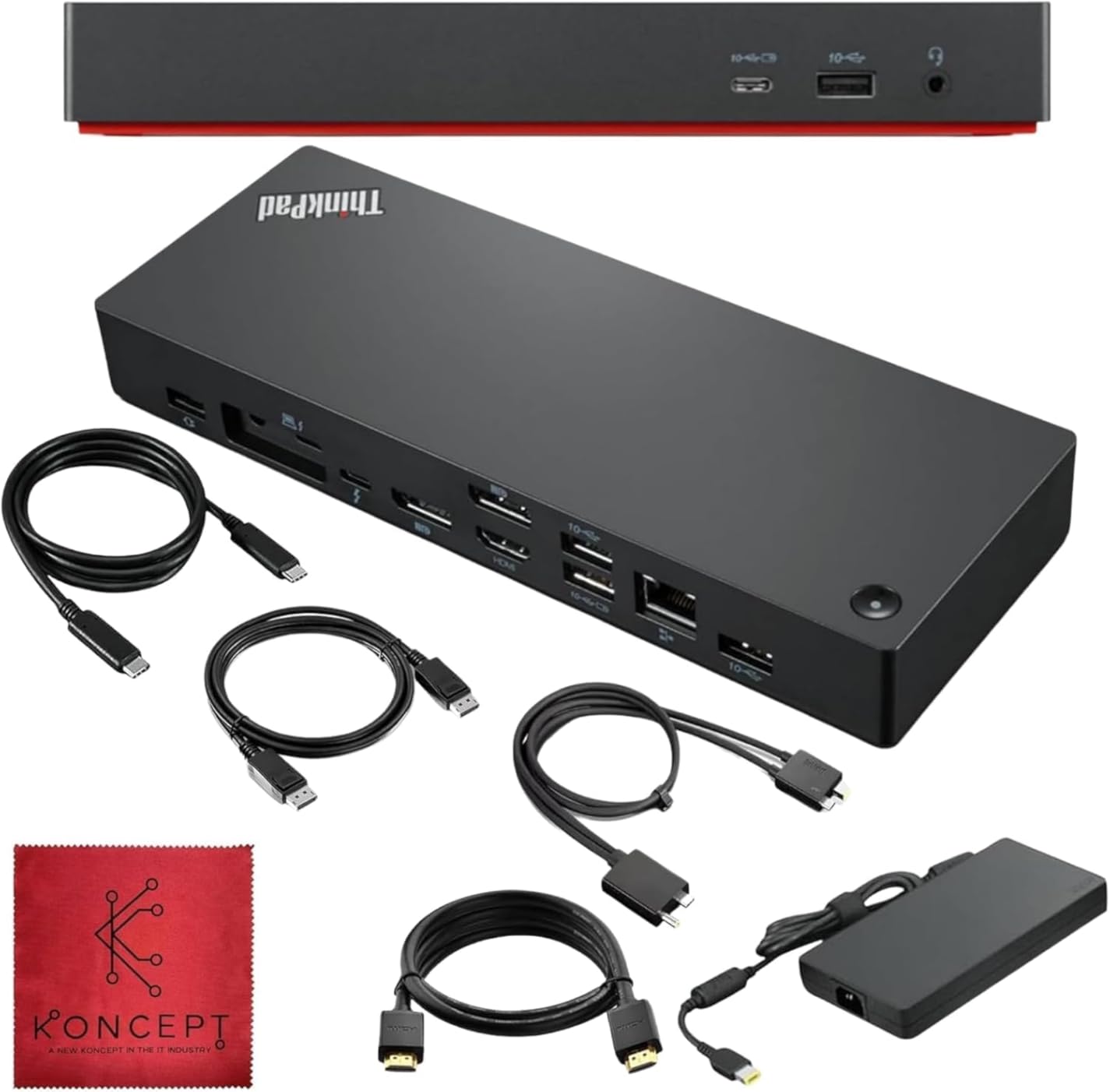 40B00135US Lenovo Docking Station - Thunderbolt 4 Dock - Thinkpad Dock | 135W Power Delivery, HDMI & DisplayPort for Dual Monitors, USB-C Connectivity, Enhanced Productivity customer photo 1