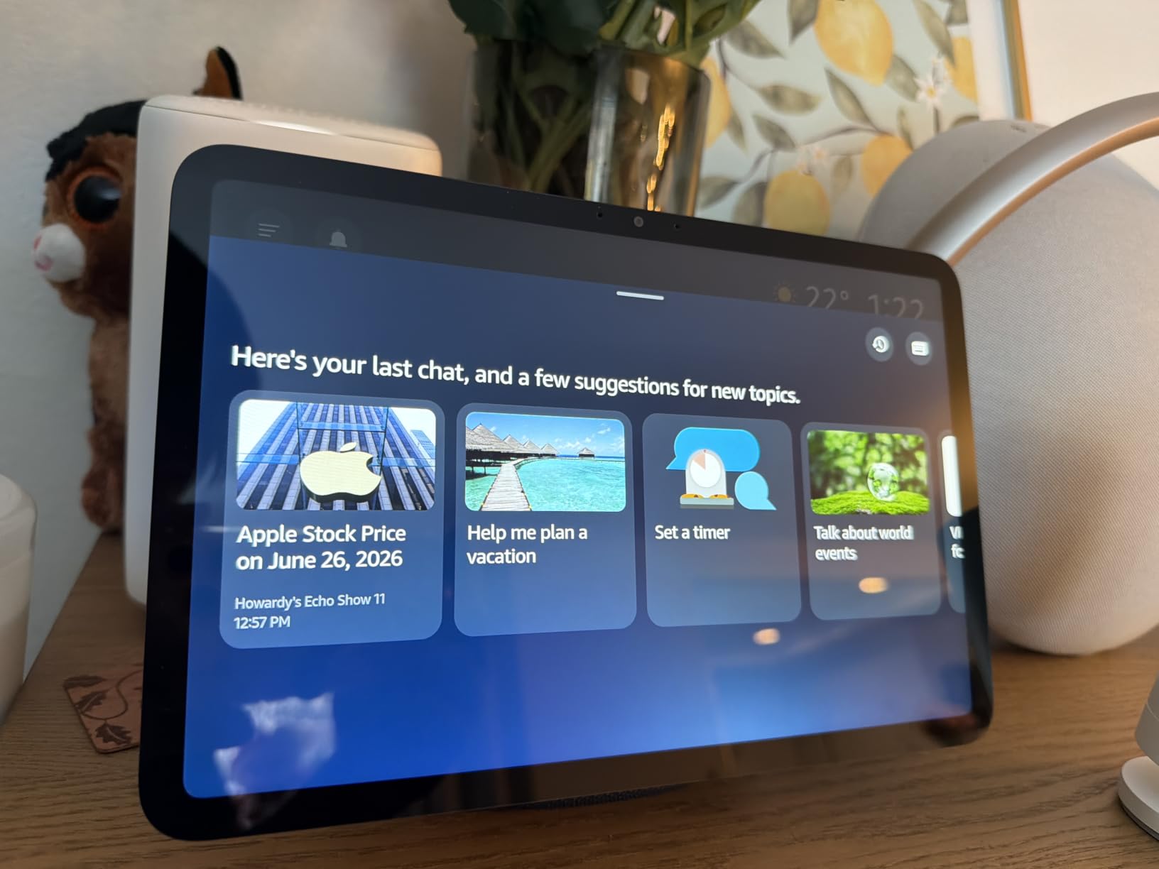 Amazon Echo Show 8 (newest model), Vibrant HD 8.7