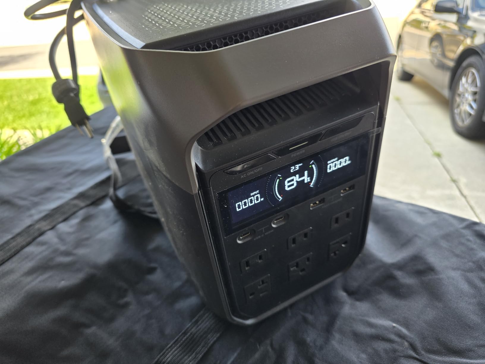 EF ECOFLOW Delta 3 Portable Power Station, 1024Wh LiFePO4 Battery, Full Charge in 56 Min, 1800W AC/100W USB-C Output, Solar Generator(Solar Panel Optional) for Home Backup Power, Camping & RVs customer photo 2