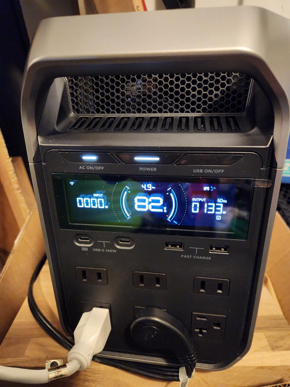 EF ECOFLOW Portable Power Station DELTA 3 Plus 1024Wh, 1800W, LFP Battery | Full Charge in 56 Min, 1800W AC/140W USB-C Output, Solar Generator for Home Backup, Camping & RV customer photo 2