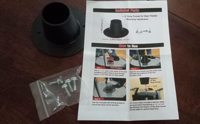 6V Deer Feeder Kit, Motor and Timer Metal Kit, Digital Game FeederTimer, Mounting Bracket Included, Up to 8 Feed Time, Easy to Install, Weatherproof Feed Kit customer photo 1