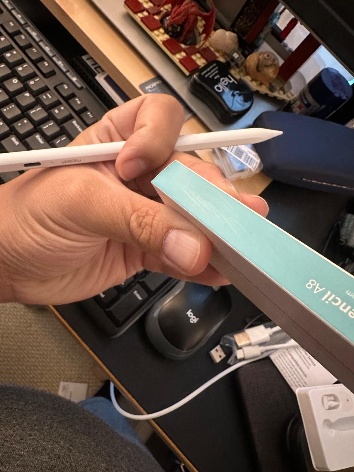 Metapen Pencil Air8 for Apple iPad 2018-2026, 10 Min Faster Charge, Palm Rejection Stylus Pen for iPad customer photo 2