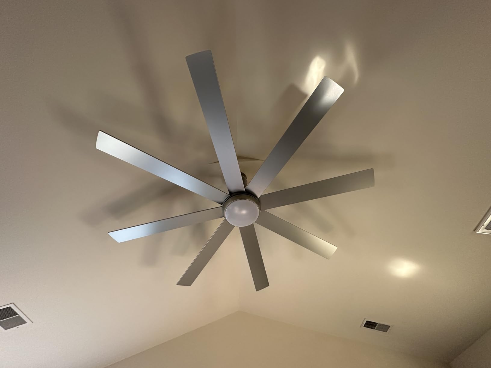 addlon 72 Inch Large Ceiling Fans with Lights and Remote Control, Black | Dimmable & 5CCT, Quiet 6-speed Reversible DC motor, Dual-Sided Blades, Bedroom, Covered Outdoor Spaces customer photo 2