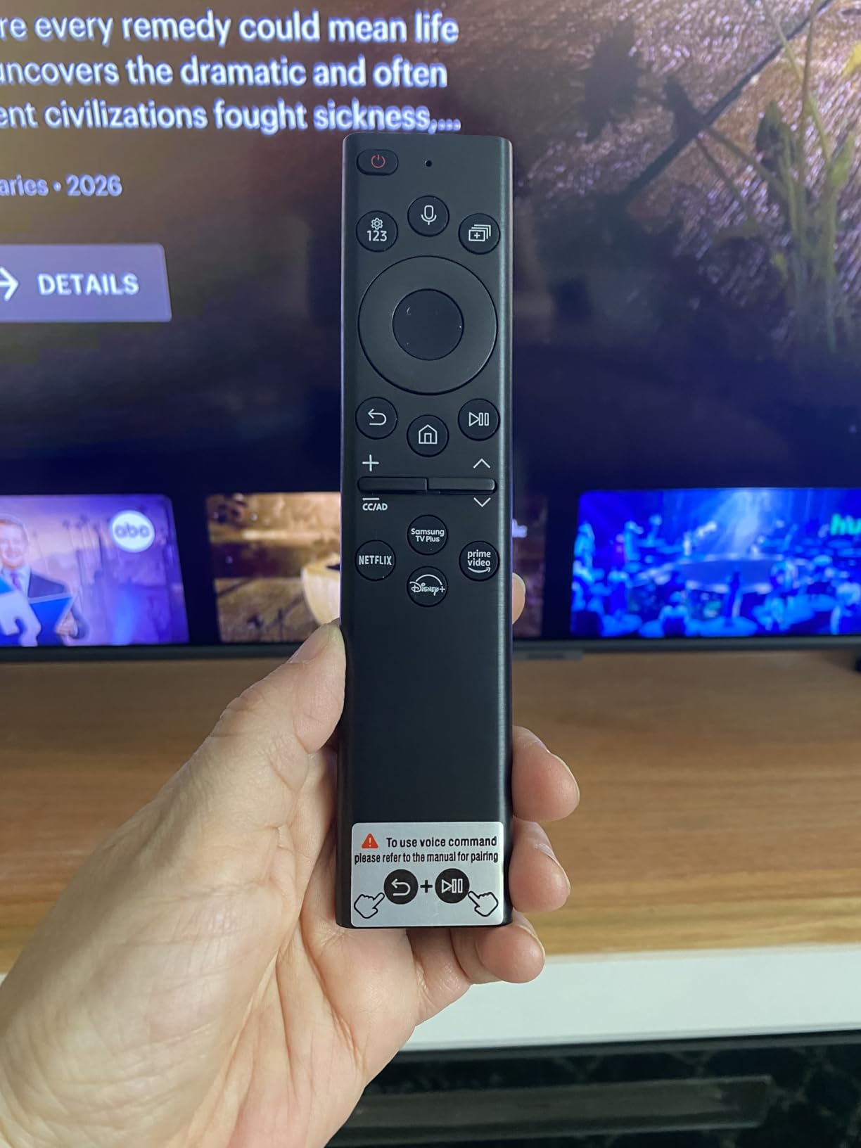 Replacement for Samsung TV Remote, for All 2019-2026 Samsung Remote Control for Smart TV with Voice Control. 2-Year Full Warranty. customer photo 1