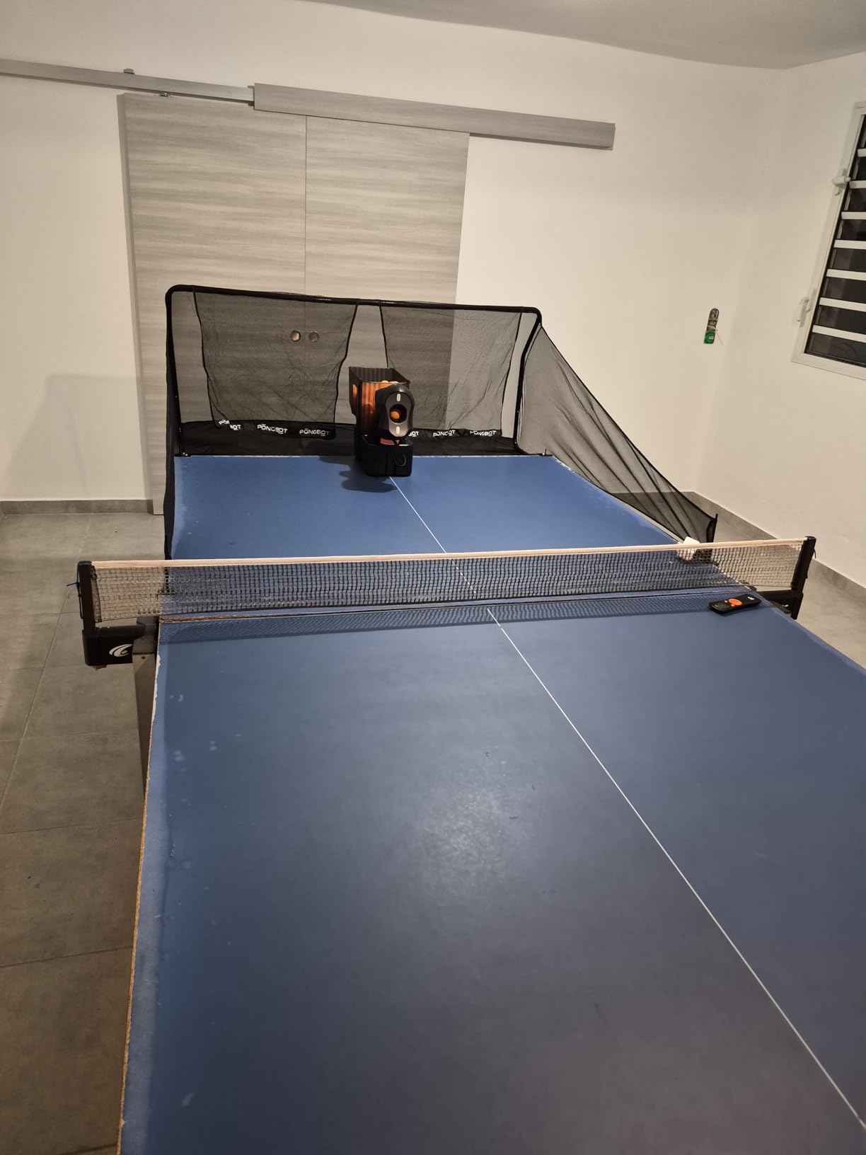 PONGBOT Table Tennis Robot with Net, Ping Pong Machine, Remote/App Control, 264 Pre-Saved Drills, Custom Drills customer photo 1