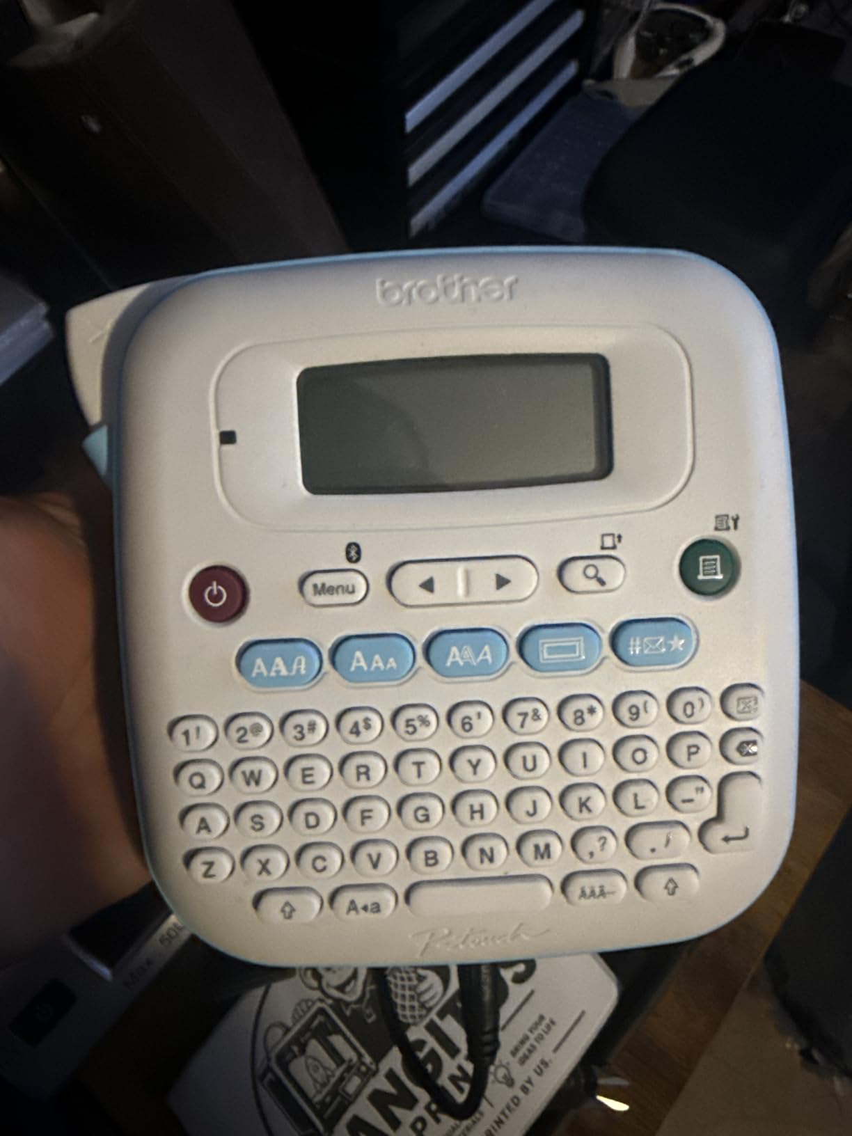 Brother P-Touch PT-N25BT Personal Connected Label Maker, Bluetooth, Design&Print2 app, Portable, Handheld and Prints with P-Touch Btag½â€ (12mm) Wide Color Label Tapes customer photo 1