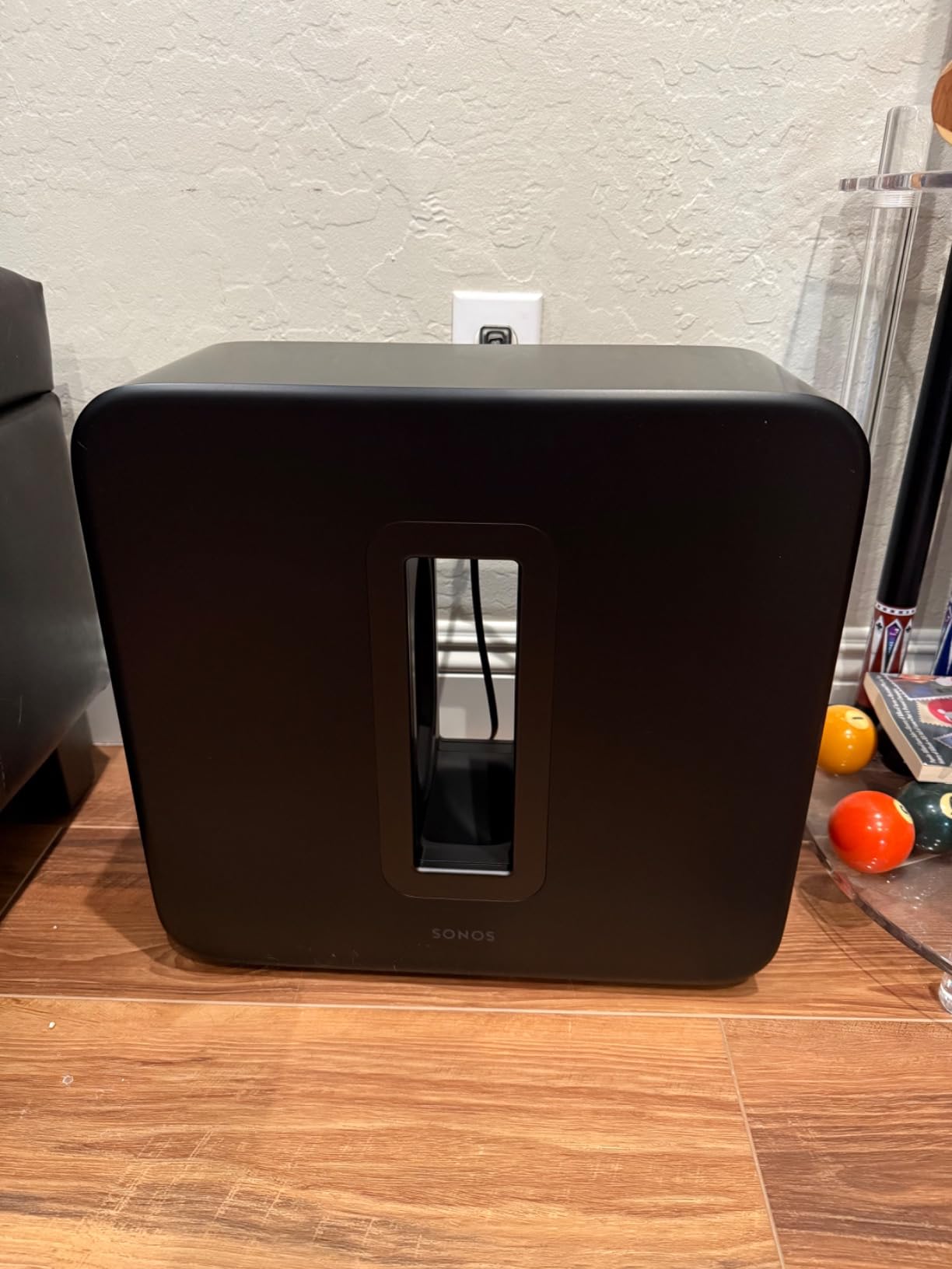Sonos Sub 4 - Wireless Subwoofer - Black | Dual Force-Canceling Woofers | Deep, Dynamic Bass | Works with Arc, Arc Ultra, Beam soundbars | WiFi customer photo 2