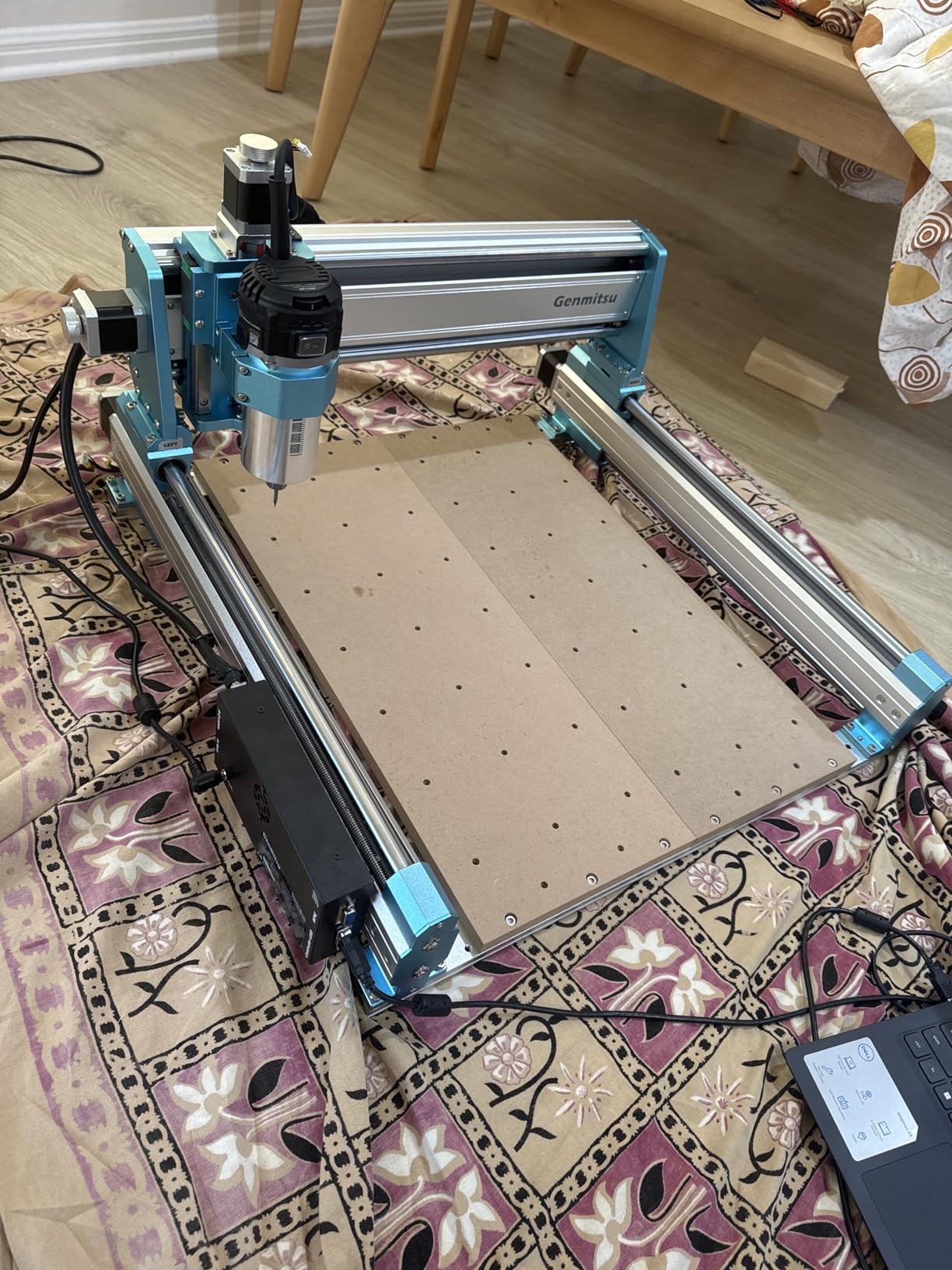 Genmitsu CNC Router Machine 4040-PRO MAX with 710W Trimmer CNC Router & Linear Rail Driven, 3 Axis Engraving Machine for Wood Metal Acrylic Cutting Milling, GRBL Control, Work Area 410 x 405 x 77mm customer photo 1