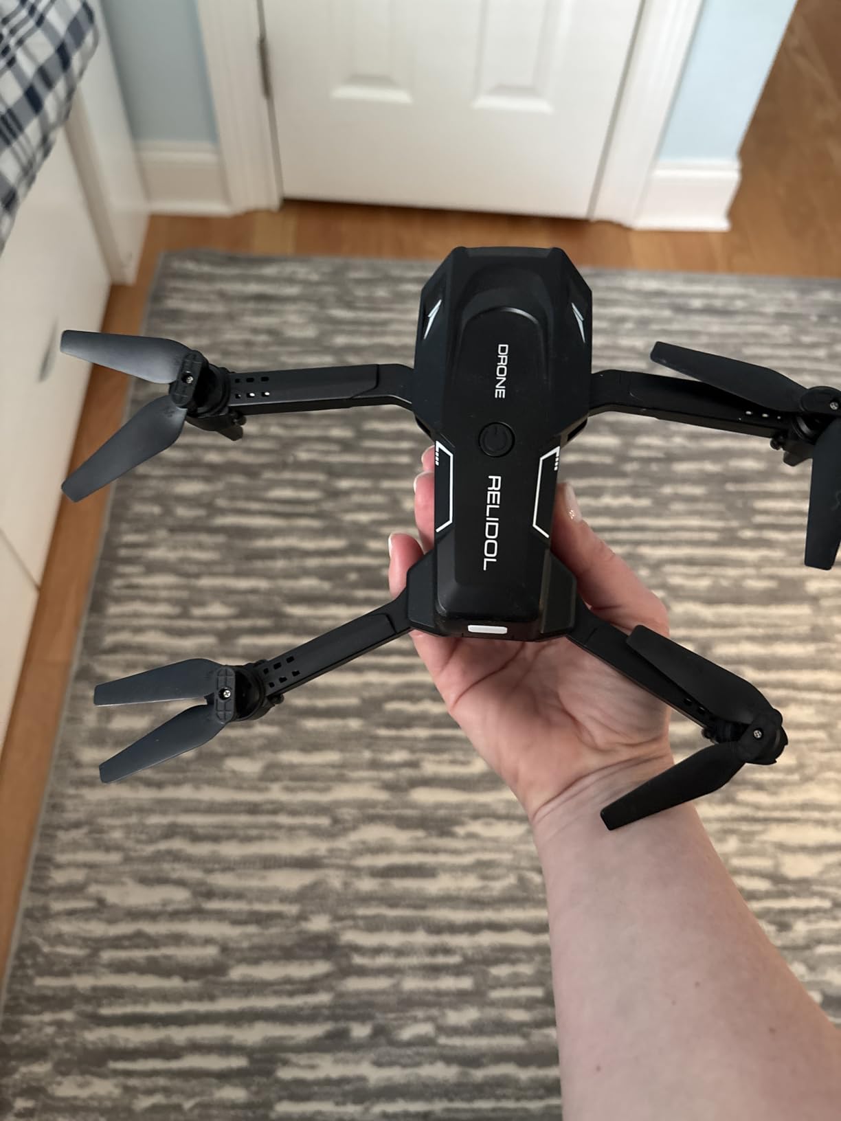 Drone with 1080P Camera - Foldable Remote Control RC Quadcopter FPV Drone | Camera Drone with Gesture Control, 3D Flip, One Key Start, Emergency Stop, 2 Batteries, Toy Drone for Kids Adult Beginners customer photo 2