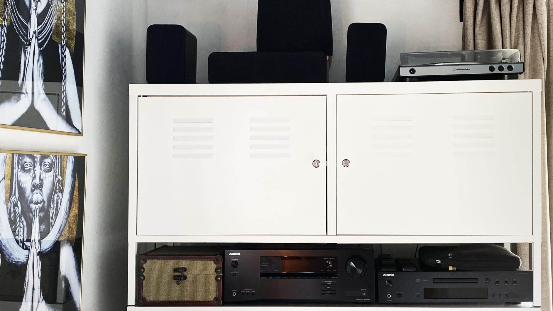 Saiyin 5.0 Home Theater System, HiFi Surround Sound Speakers | 230W Peak Power, Dialogue Clarity, Passive, Classic Retro Wood Grain, For TV/PC, Amplifier Required, Cable Not Included customer photo 2