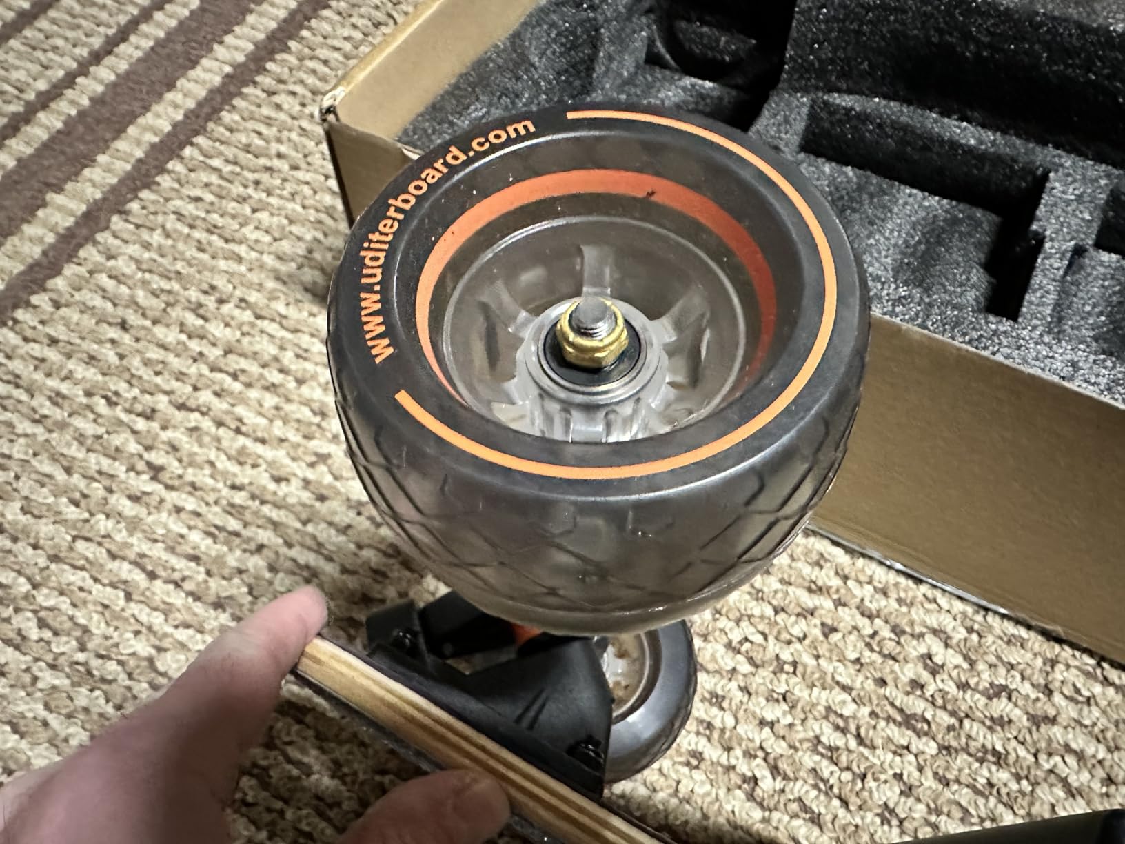 Electric Skateboard - Full-Screen LED Deck & Swappable Battery | Dual 600W Motors, 4 modes, 105*65mm Large PU Wheels, Swap Batteries in Seconds, 330lb Max Load, UL-Certified customer photo 2