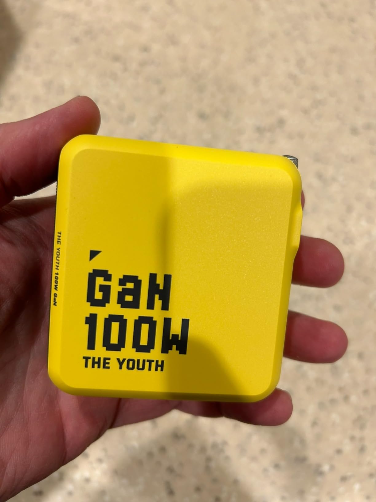 AOHI Youth 100W GaN USB C Wall Charger, 3-Port Laptop Fast Charger Type C Power Adapter PPS PD for MacBook Pro/Air, iPad Pro, iPhone 17/16 Pro Max, Galaxy S24 Ultra/Note, Pixel, Steam Deck, Yellow customer photo 2