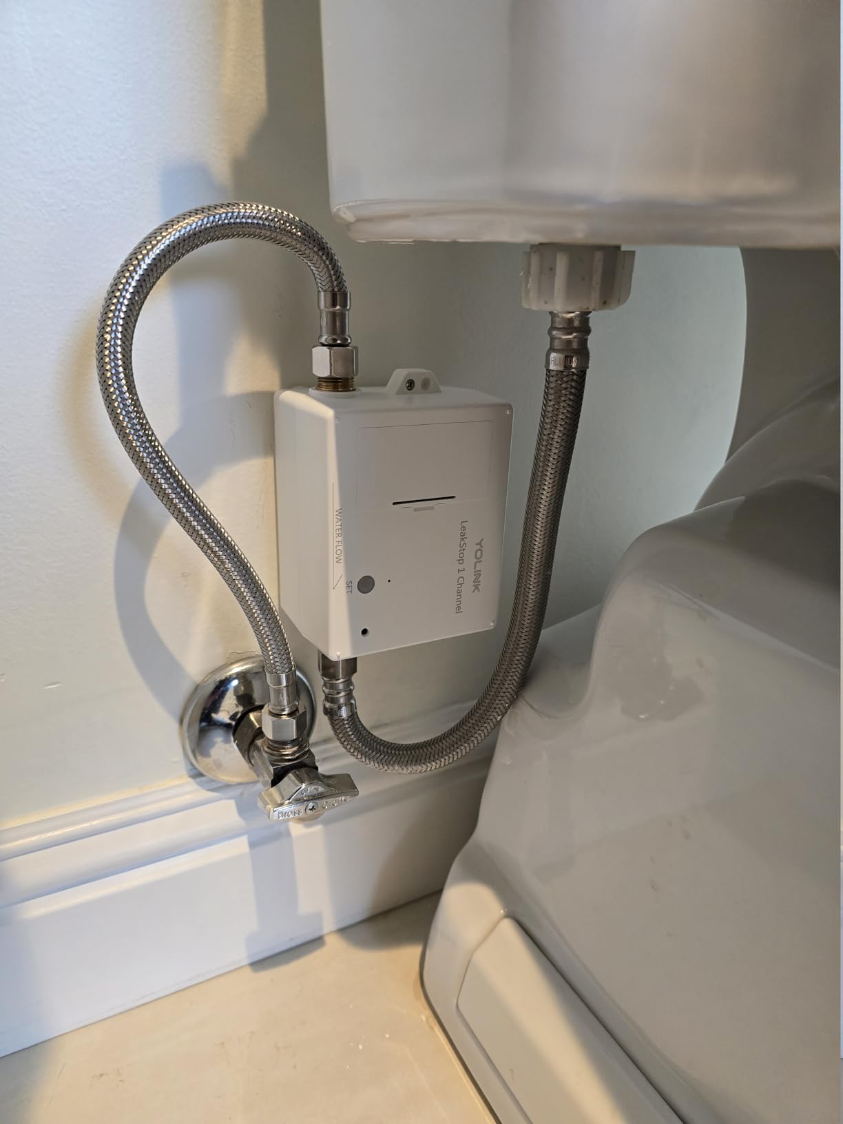 YoLink LeakStop 1-Channel for Toilets/Sinks, Auto Shutoff Valve & Leak Detector, Real-Time Monitoring, LoRa Long-Range, 2 AA Up to 5-Year Battery, App/SMS/Email Alerts - Hub Required customer photo 2