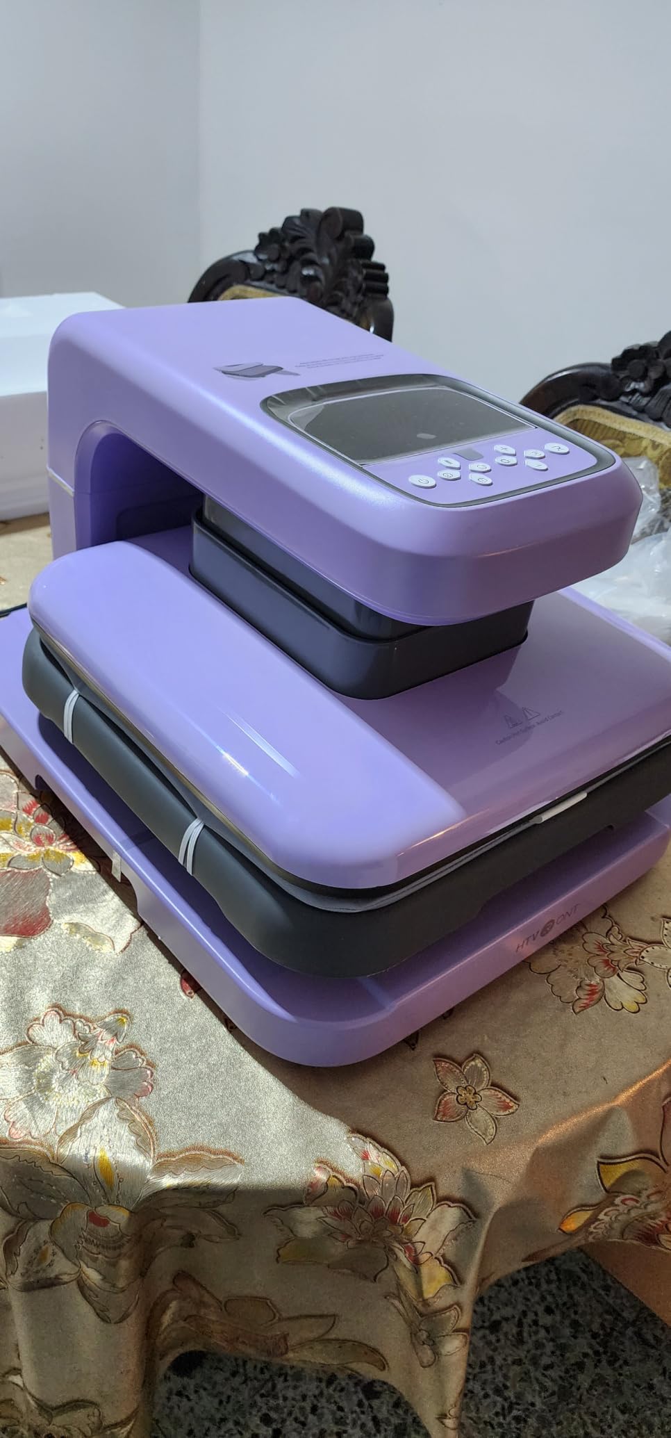 HTVRONT Auto Heat Press 2 - Adjustable Pressure Heat Press Machine 15X15 | Heats Up Fast & Evenly Heat Press with Higher Heating Height for HTV, Sublimation, Heat Transfer Projects customer photo 2
