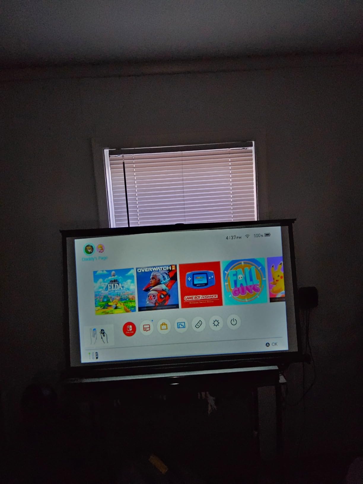 50 inch Small Projector Screen, Goldengrainv Retractable Pull Up Screen, Floor Projector Screen, 16:9 4K Portable Screen for Projector, Roll Down Movie Screen for Gaming Indoor, Mini White Screen customer photo 2