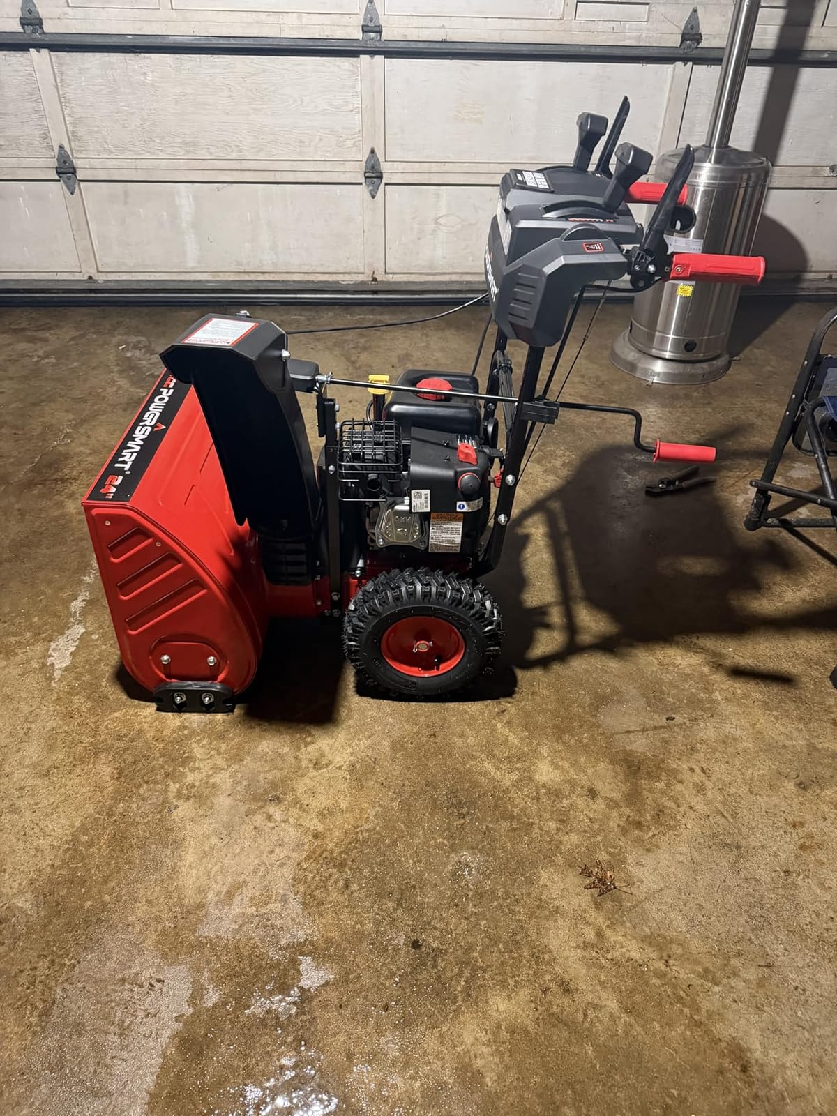 PowerSmart 26-Inch Self-Propelled Gas Snow Blower, Powered by B&S 208cc Engine, Electric Start, 13-Inch Snow Tires, Handle Warmer, Two-Stage Snow Blowers with LED Lights customer photo 1