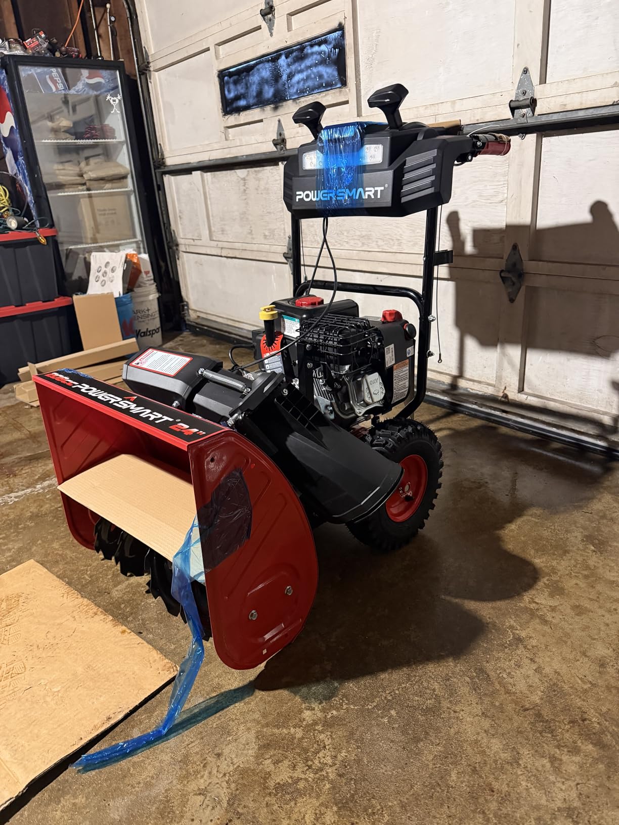 PowerSmart 26-Inch Self-Propelled Gas Snow Blower, Powered by B&S 208cc Engine, Electric Start, 13-Inch Snow Tires, Handle Warmer, Two-Stage Snow Blowers with LED Lights customer photo 2