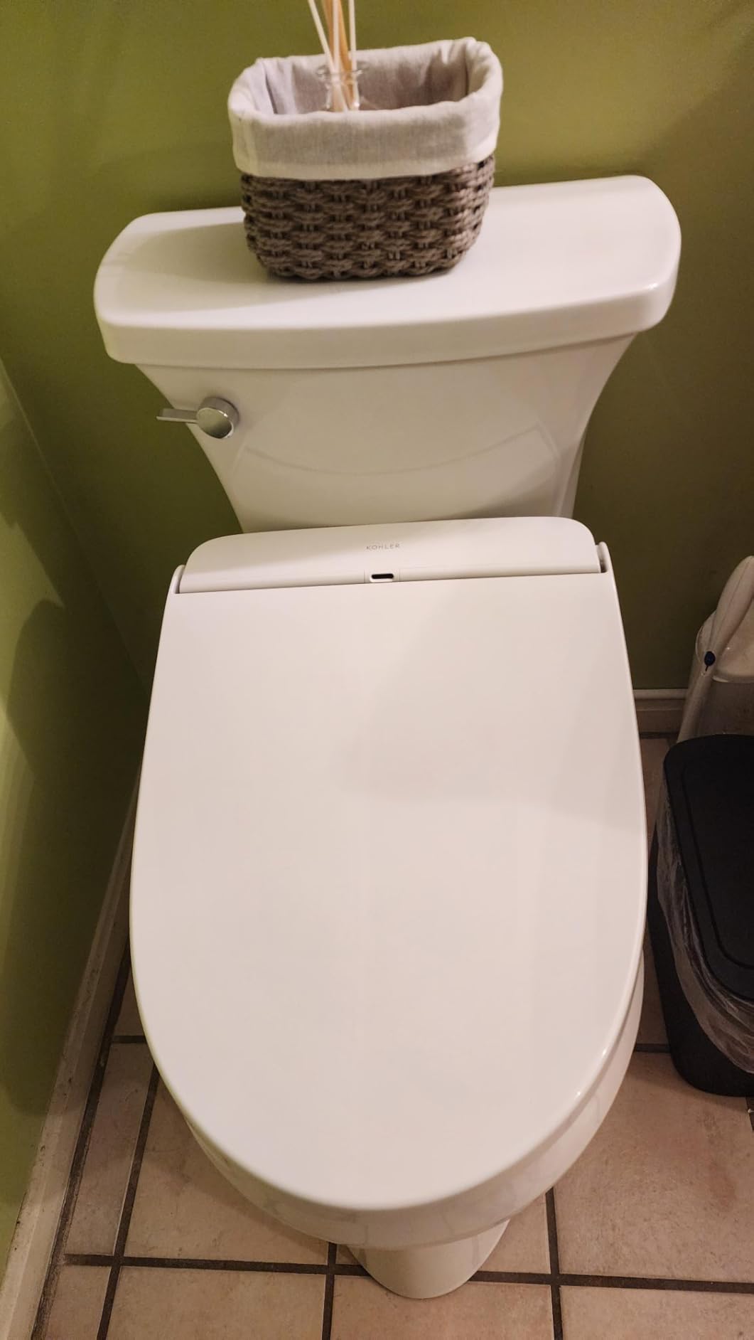 Kohler PureWash E880 Elongated Bidet Toilet Seat With Remote, Warm Water, Quiet-Close Lid Prevents Slamming, Easy Installation with Quick-Release, Self-Cleaning Wand, Adjustable Water Pressure customer photo 1