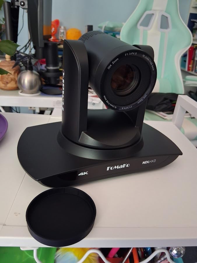 FoMaKo 4K HDMI PTZ Camera NDI AI Auto-Tracking(Gen 3), NDI HX3 Certified, 20X Optical Zoom,USB 3.0 LAN HDMI PTZ Camera 4K for Church, Worship, Education, Conferences,(NDI License Included), K20UH customer photo 1