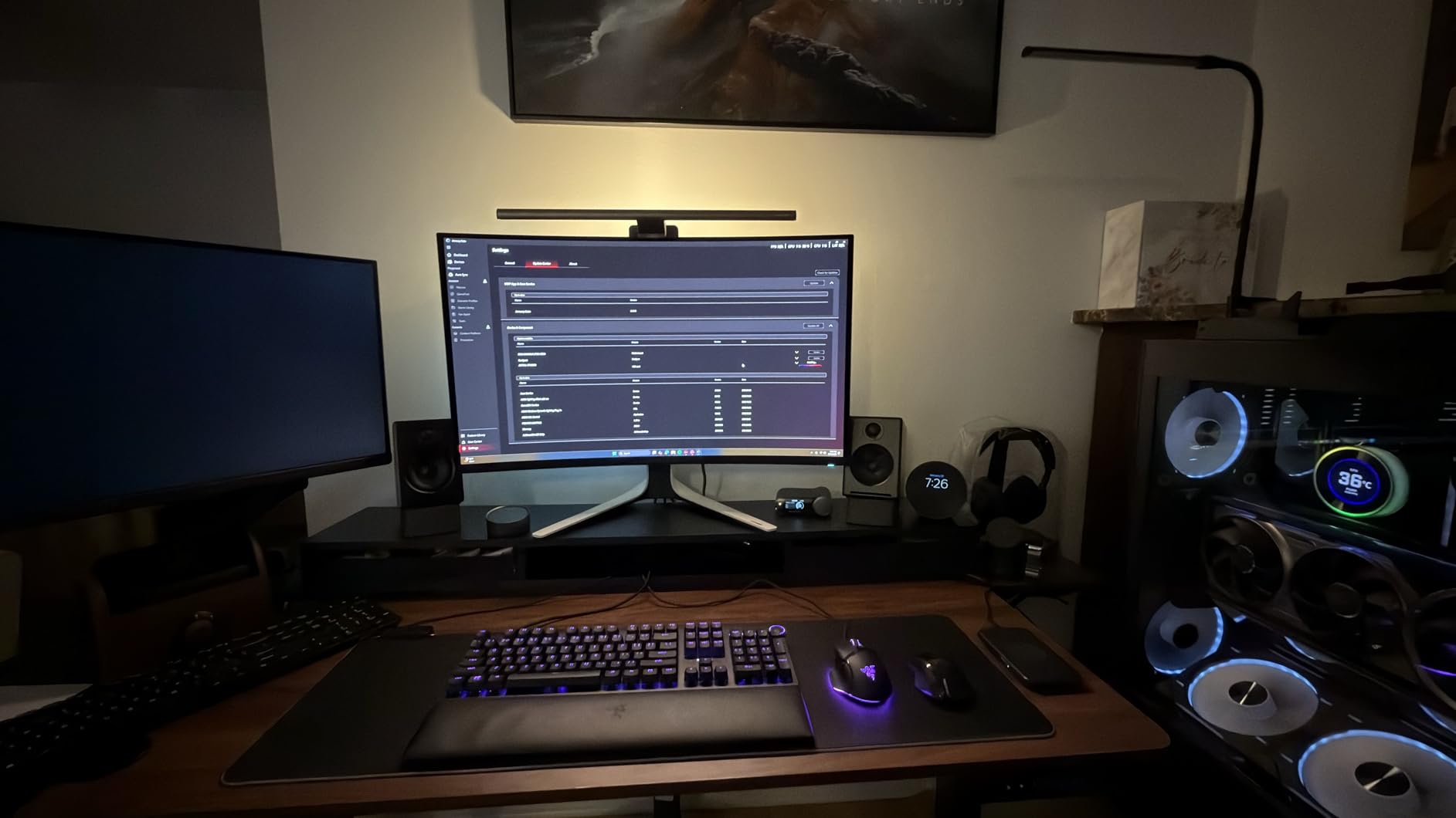 BenQ ScreenBar Halo 2 LED Monitor Light Bar - Wireless Controller, Backlight, Motion Sensor, Adjustable Brightness/Color Temperature, Eye-Care, No Screen Glare, Fits Curved Monitor, Monitor Accessory customer photo 2
