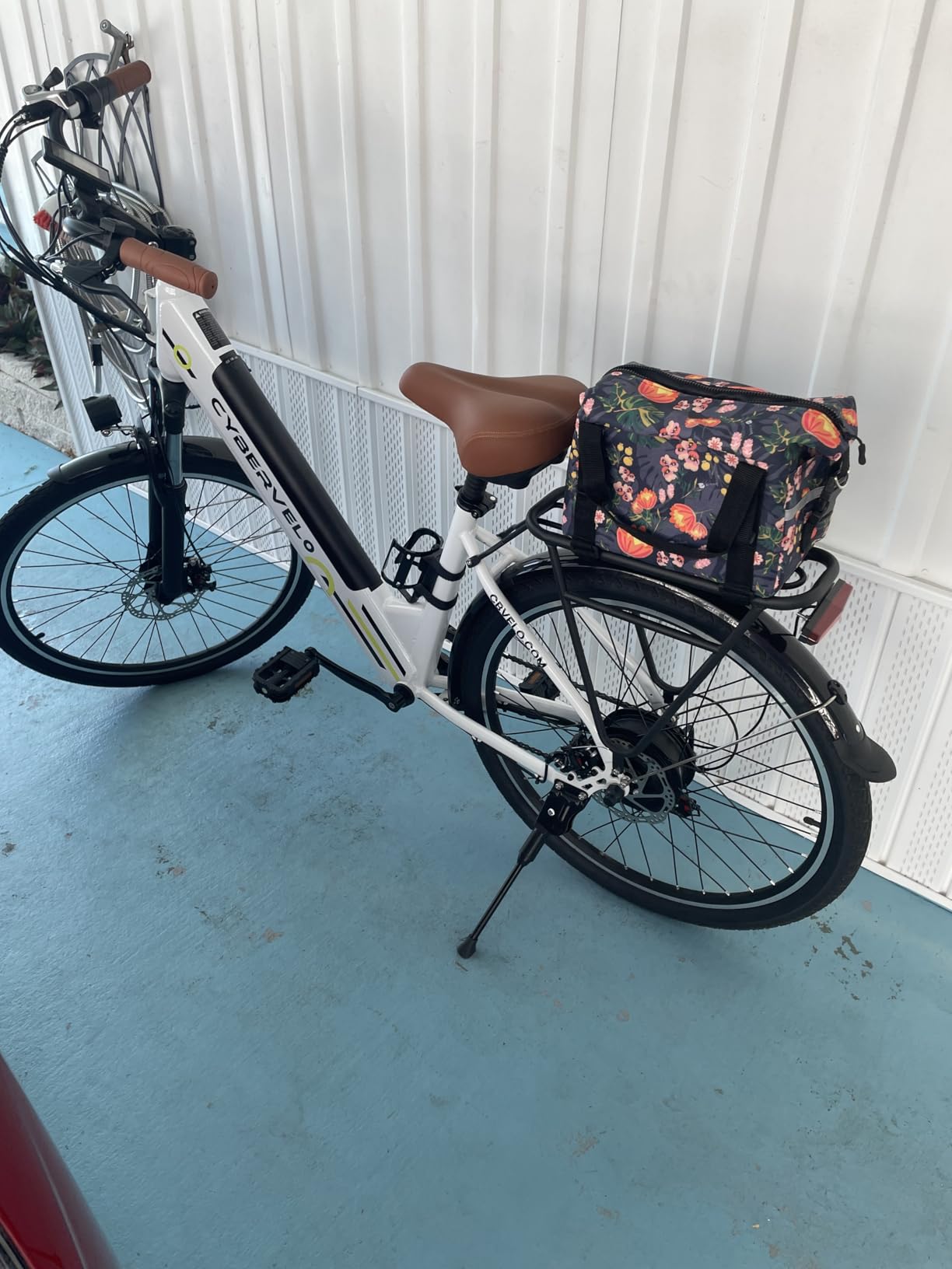 Cybervelo 750W Peak Electric Bike for Adults, up 80 Miles Removable Battery Ebike, 26