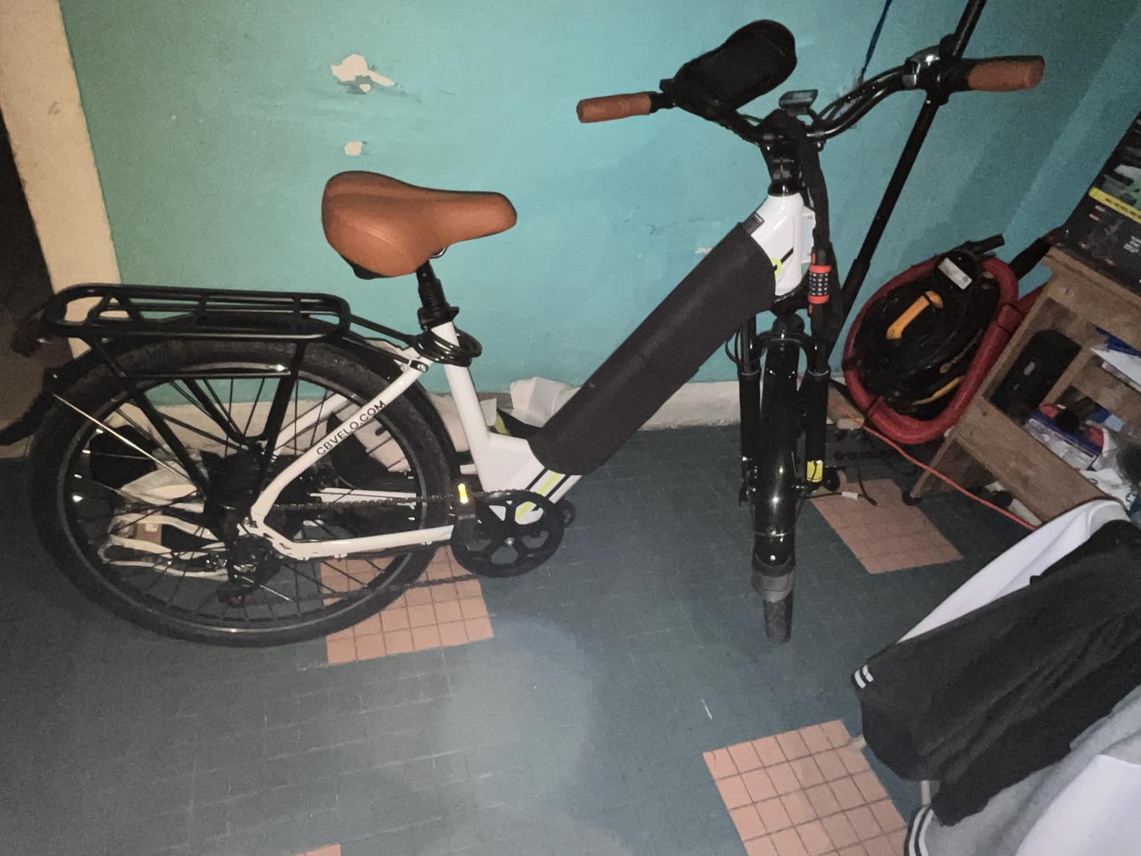 Cybervelo 750W Peak Electric Bike for Adults, up 80 Miles Removable Battery Ebike, 26
