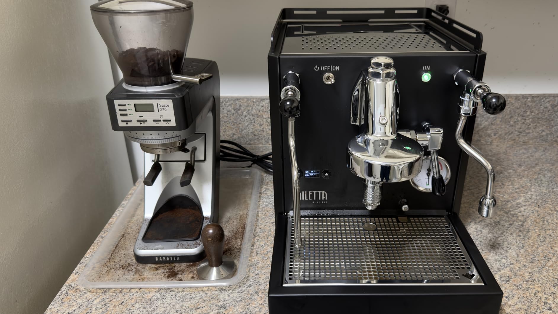 Diletta Alto Espresso Machine | Dual Boiler | PID | Shot Timer | Adjustable OPV | (Stainless Steel) customer photo 1