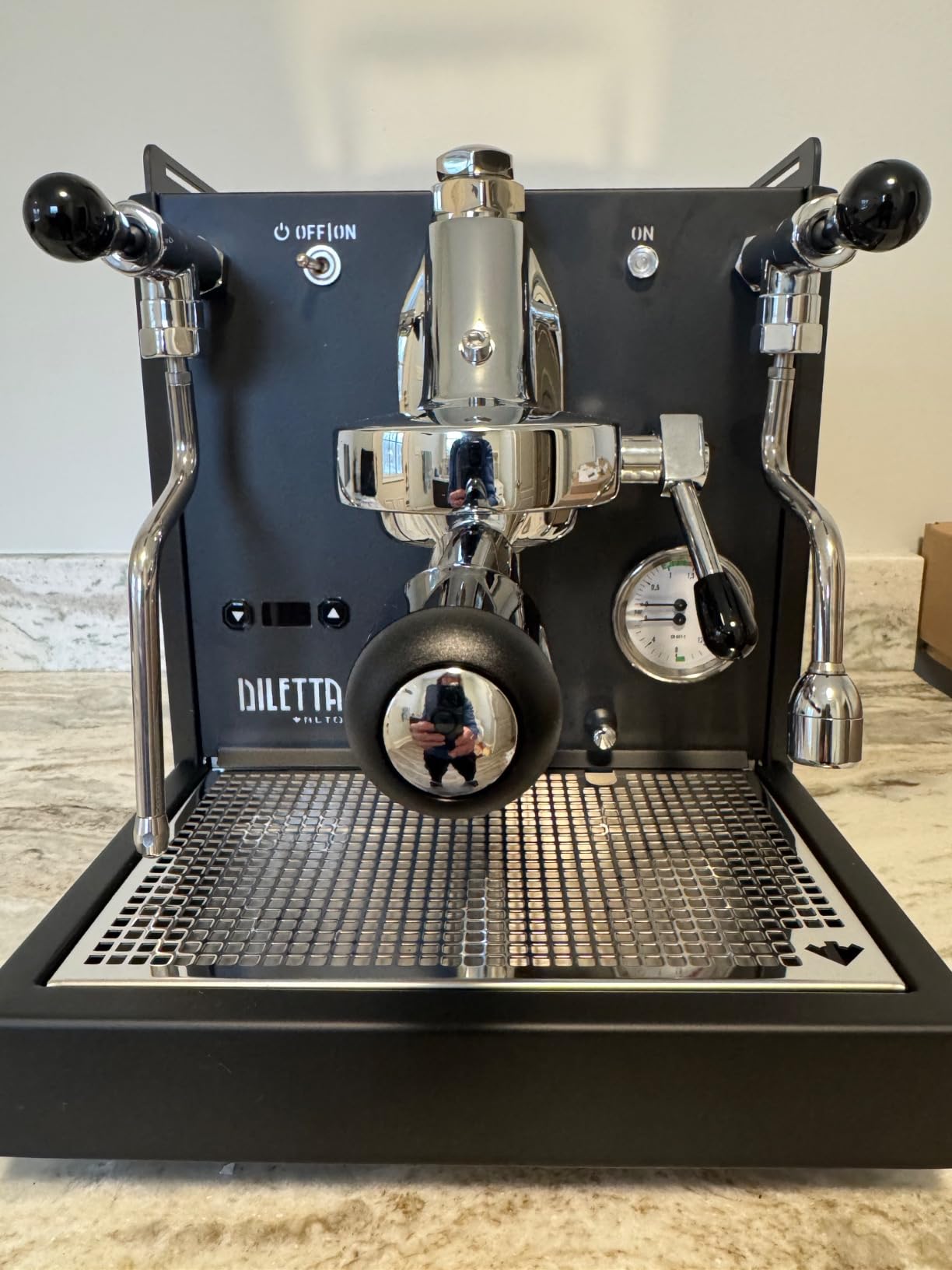 Diletta Alto Espresso Machine | Dual Boiler | PID | Shot Timer | Adjustable OPV | (Stainless Steel) customer photo 2