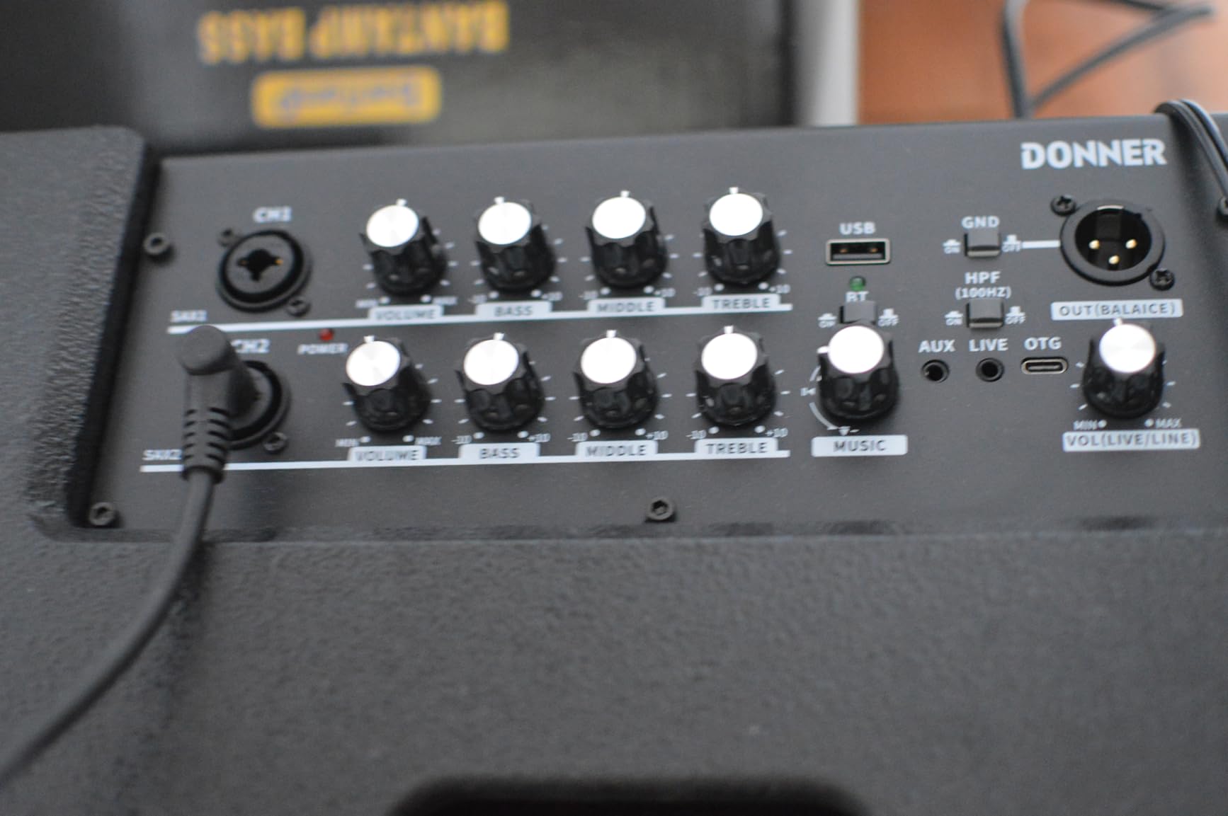 Donner Electric Drum Amp 200W, Peak Power 1000-Watt Wireless Professional Electronic Drum Amplifier DDA-1000 customer photo 2