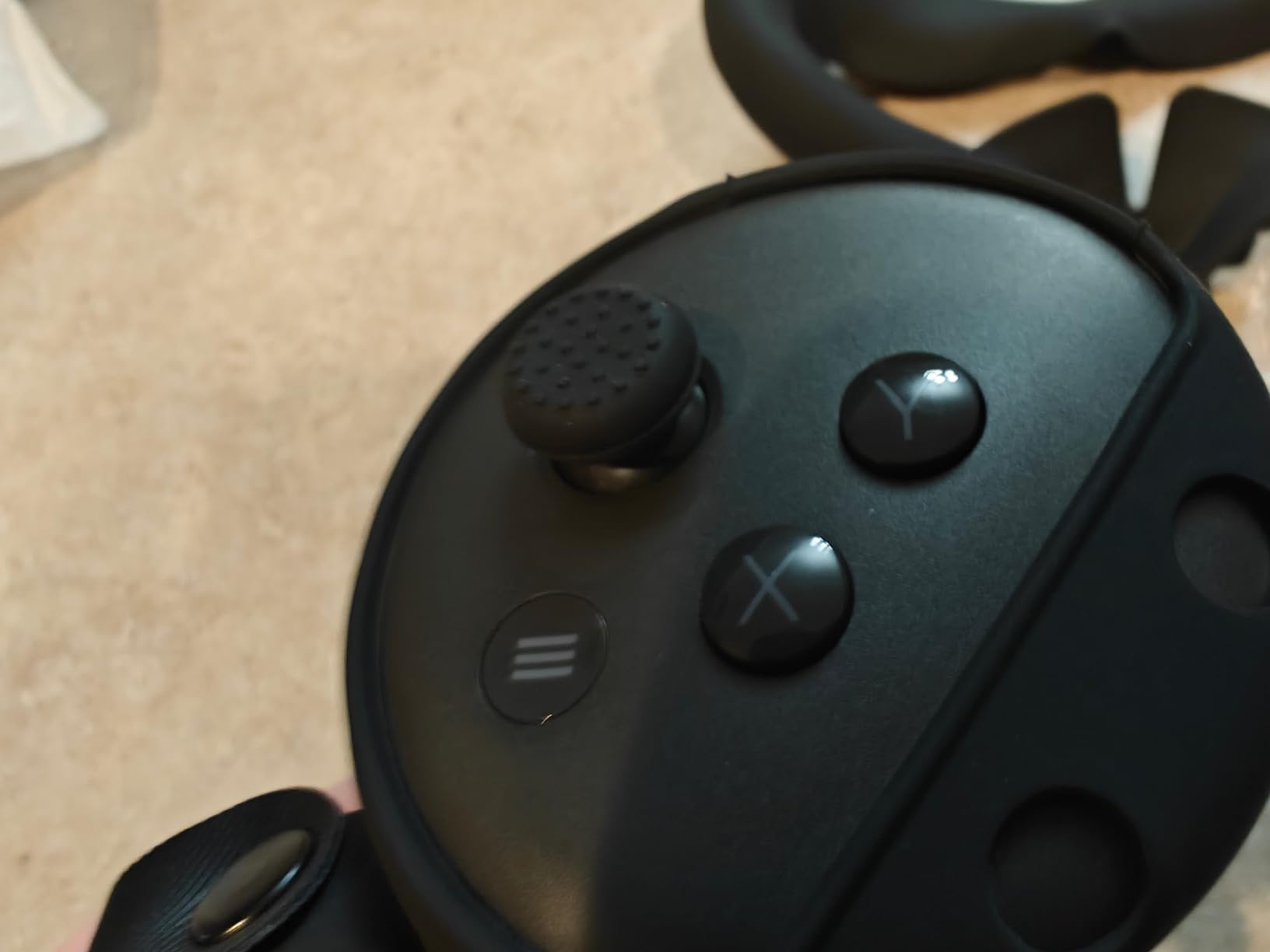 annapro G1 Controller Grips for Meta Quest 3S/Quest 3, Adjustable Knuckle Straps and Battery Opening Protector, Extended Grips Cover Suitable for Large Hands, Compatible with Quest 3S/3 Accessories customer photo 2