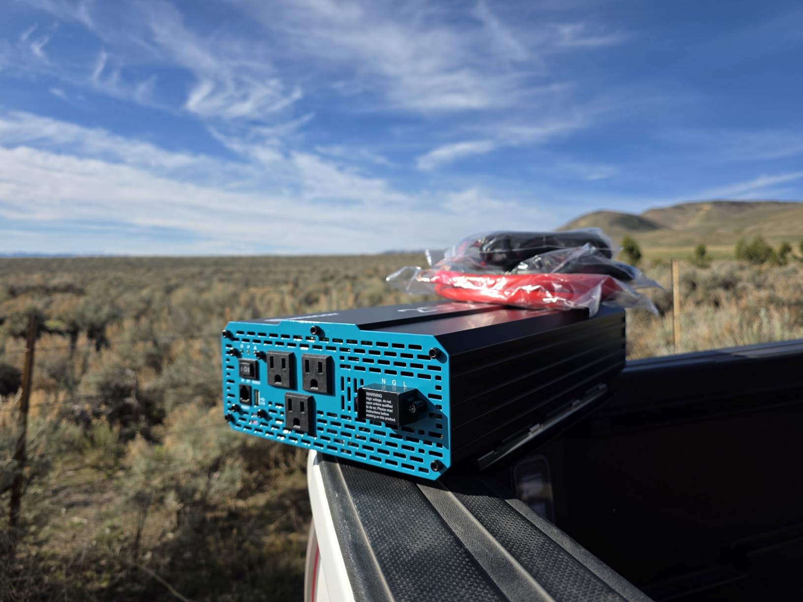 Renogy Inverter PUH, 3000W Pure Sine Wave Power Inverter with UPS Transfer Switch & Bluetooth, 12V DC to 120V AC Converter for RV, Truck, Home, Camping - 6000W Surge Power, Remote Monitoring customer photo 1
