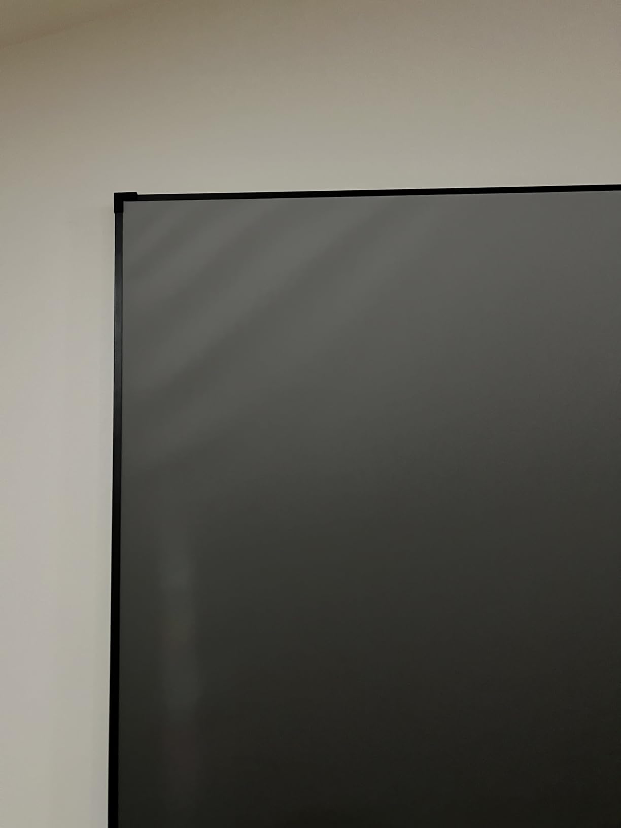NothingProjector ALR Screen for Ultra Short Throw Projector, 100 inch | 95% Ambient Ceiling Light Rejecting, 4K/8K UHD Active 3D, Fixed Frame 16:9, Wall Mount Anti Daylight UST, Black Series NothPJ customer photo 2