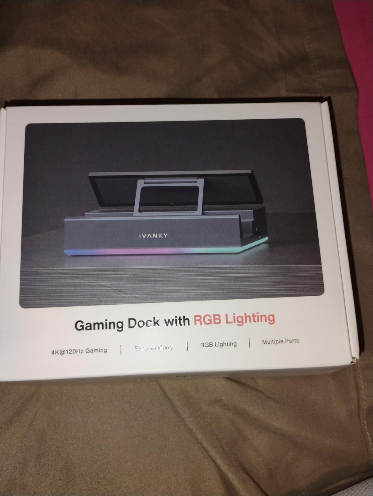 iVANKY 14-in-1 RGB Docking Station for ROG Xbox Ally X(2025)/Steam Deck OLED/Lenovo Legion GoS, 4K@120Hz Foldable Dock with HDMI Gigabit Ethernet 10Gbps USB3.2, SD/TF Slots, 1Gbps Ethernet,100W Charge customer photo 1