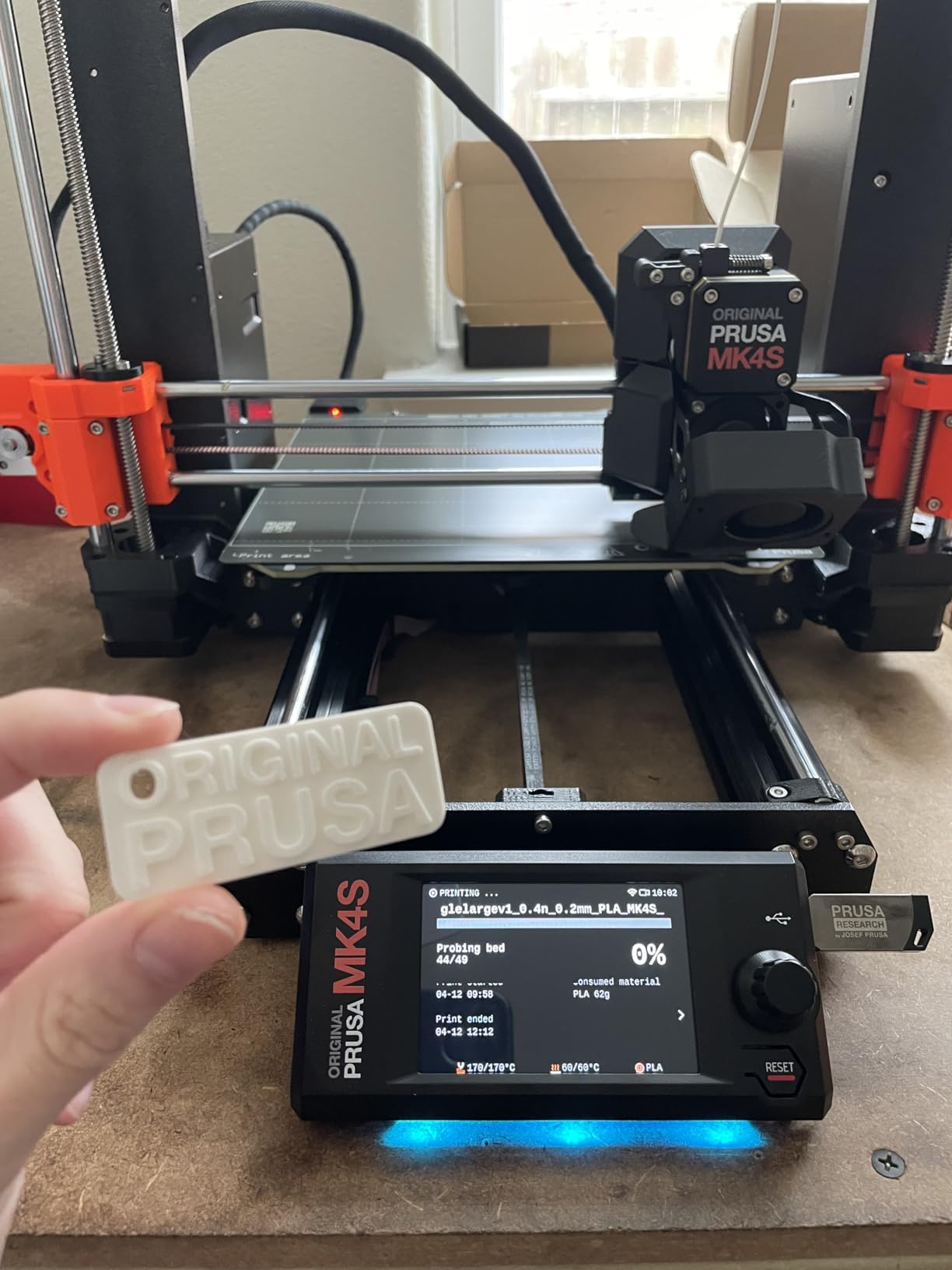 MK4S Fully Assembled High-Speed FDM Desktop 3D Printer | with Input Shaping, Professional Print Quality, Open-Source Upgradeable Design for Makers & Pros customer photo 2