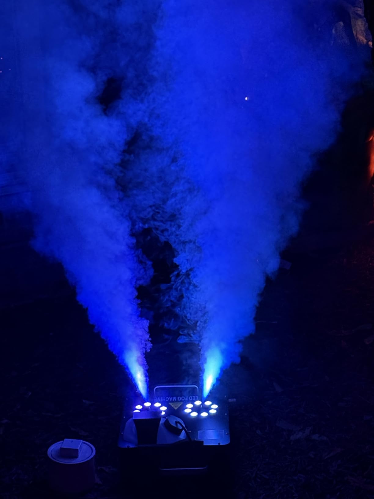 2000W Professional Fog Machine Dual Nozzle with 16 RGB LED, DMX Control Adjustable Smoke Direction, 2.5L Tank LCD Display 30000CFM for Halloween Christmas Stage DJ Party Club Events customer photo 1