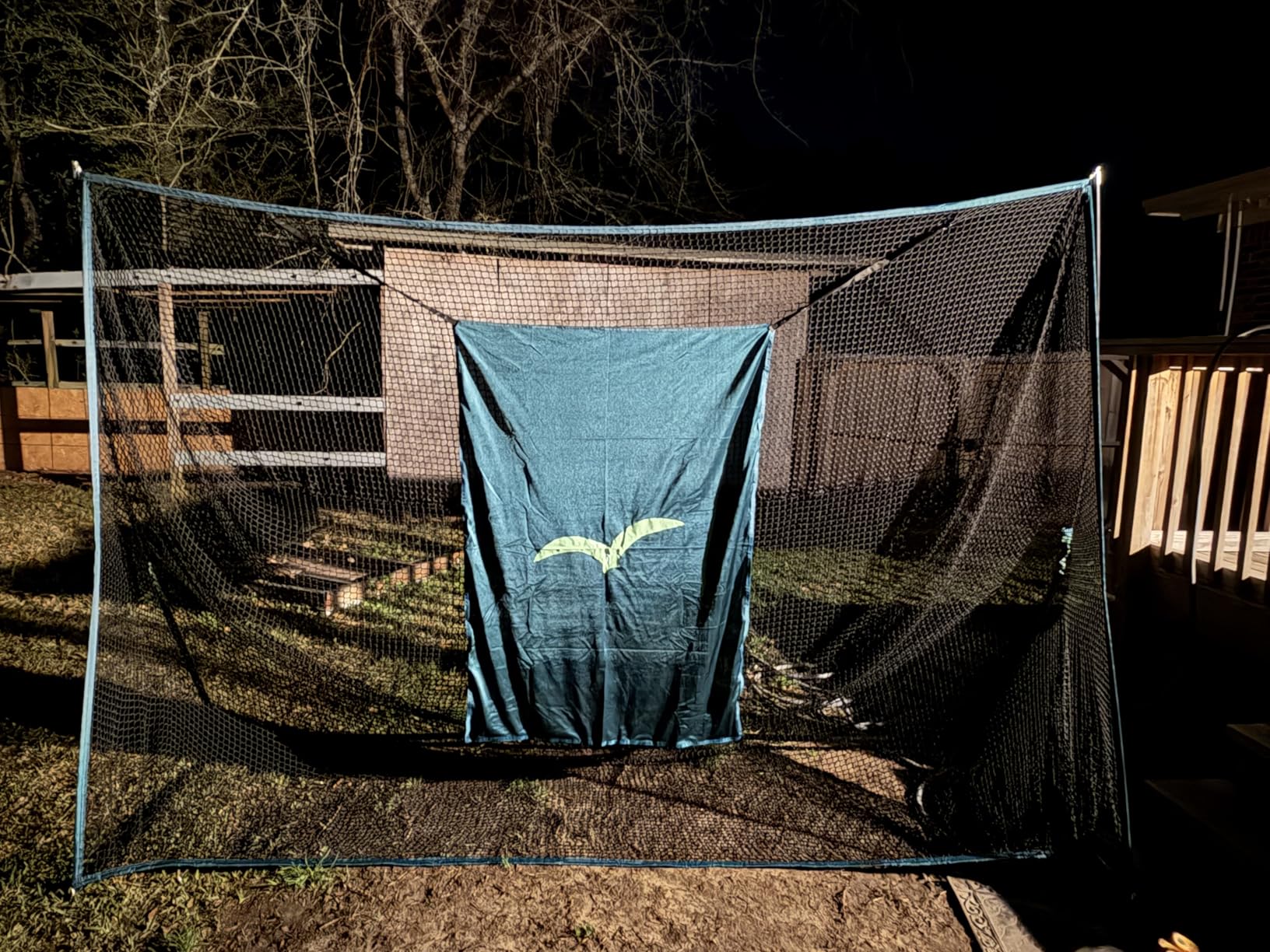 BirdiePro - American Pro Golf Practice Net, 10x7ft Heavy Duty Golf Hitting Net with EchoShield Target & FlexWeave Net, Indoor Outdoor Training Backyard, Full Set with Mat, Balls & Cap customer photo 2