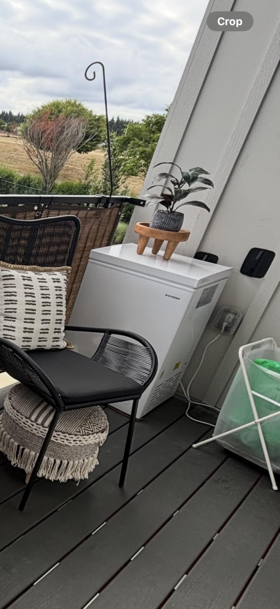 BANGSON 7.1 Cu.Ft Chest Freezer for Apartment, White customer photo 2