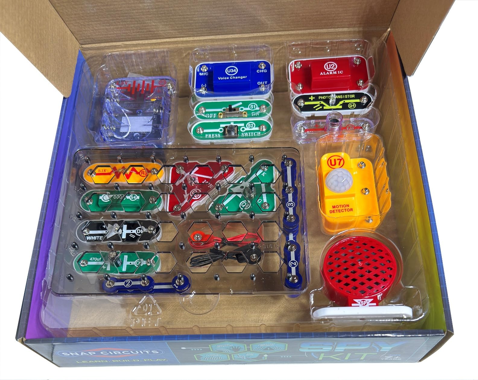 Snap Circuits Spy Kit | 25+ Activities | STEM Educational Toy for Kids 7 + customer photo 1