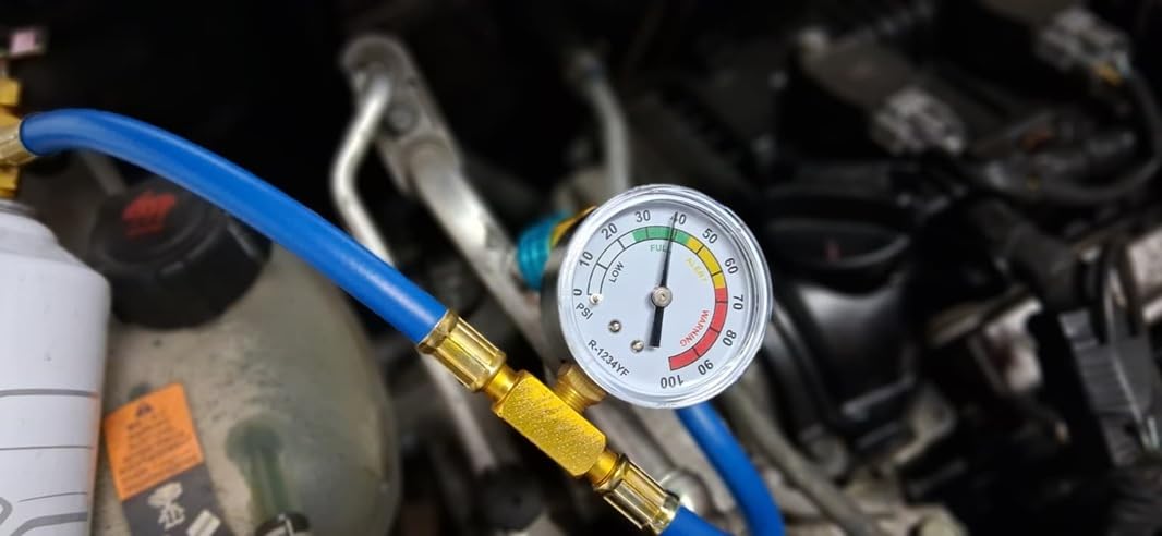 ZeroR Genuine R1234YF Refrigerant Can for Automotive AC Systems - HFO-R1234YF, SSV Can with Reverse-Thread Design, Included Service Sticker - Compatible with R1234YF Systems - 8 Oz, 1 Can customer photo 2