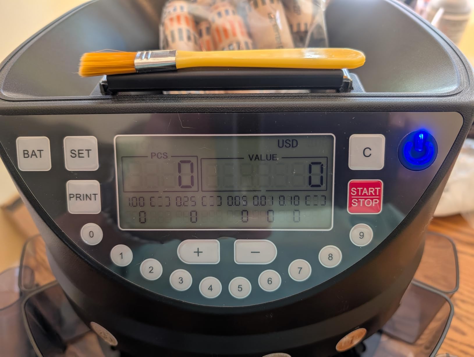 Aneken Coin Counter and Sorter with TFT Display - Accurate Sorting Machine for 5 Denominations, Smooth Operation at Up to 350 Coins Per Minute, Ideal for Efficient Money Management customer photo 1