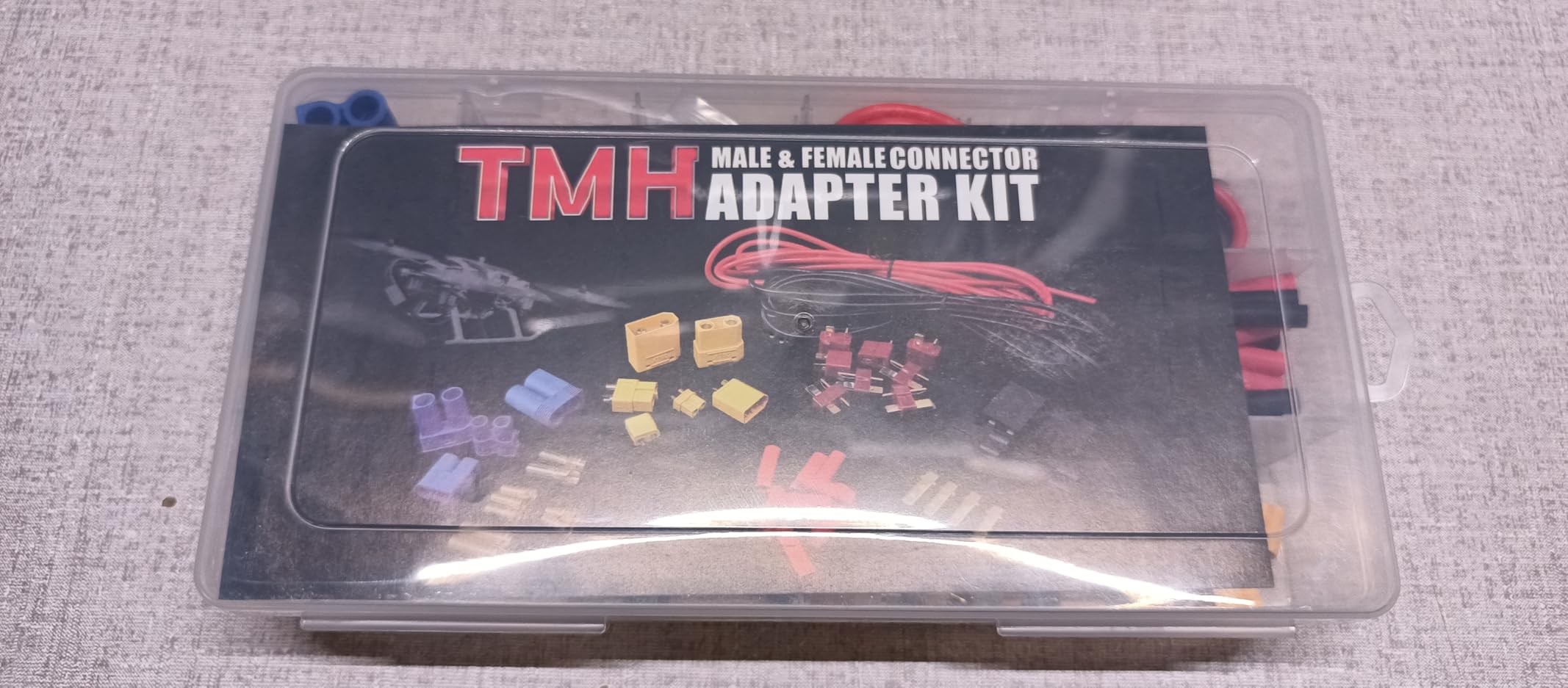 TMH 183 Pcs T-Plug EC3 EC5 XT30 XT60 XT90 TRX-Plug Male & Female Adapter Connector Kit with Silicone Wire and Heat Shrink Tubing for RC ESC Lipo Battery Motor (Total 183 PCS) customer photo 2