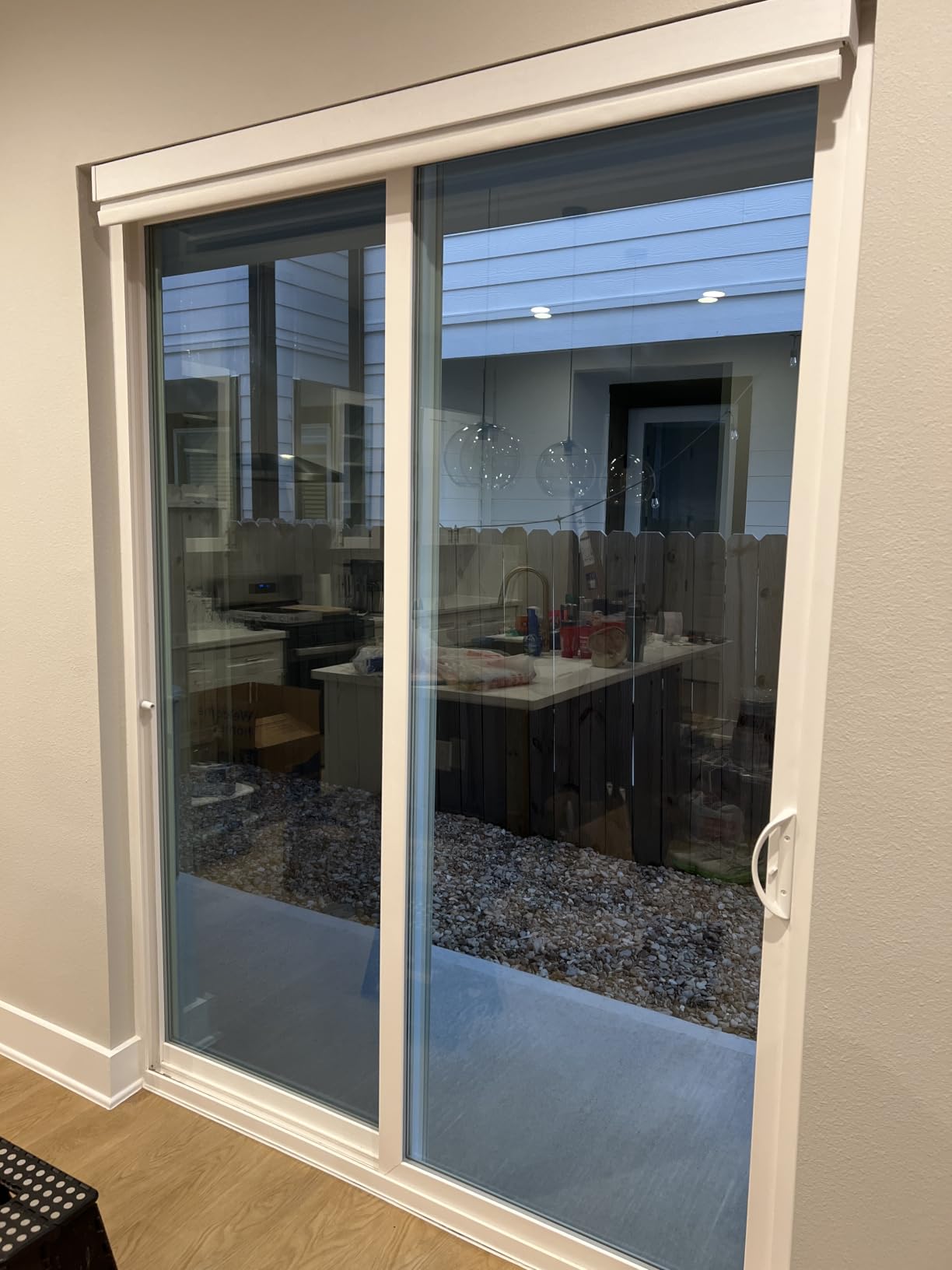 Kincmo Motorized Blinds with Remote, Light Filtering Roller Shades Work with Apple Homekit, Alexa, Google Home, Custom Electric Blinds with App, Voice Control (Aqua Waves White-70% Blackout) customer photo 2