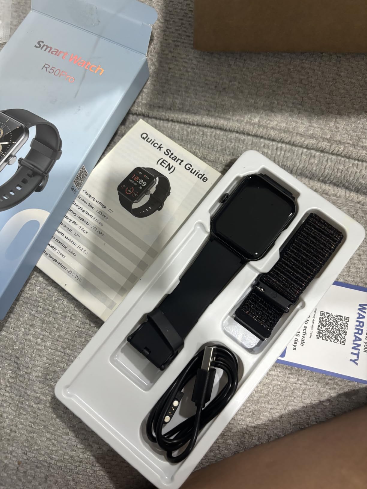Blackview 2026 Smart Watch (Answer/Make Calls), Fitness Watch with Heart Rate/SpO2/Sleep Monitor/2 Straps, 100+ Sports Modes, IP68 Waterproof customer photo 1