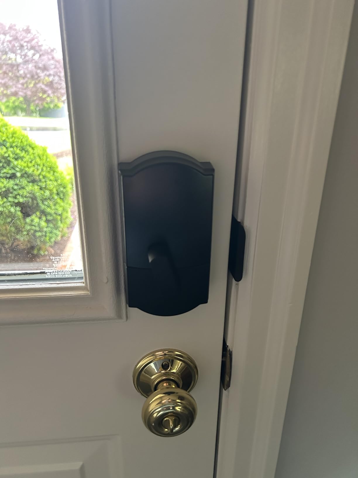 Schlage Arrive Smart WiFi Deadbolt Lock with Camelot Trim, Satin Nickel | Keyless entry door lock, Push button keypad, Built-in app control, Alexa, Google Home & Ring compatible, Certified security customer photo 1