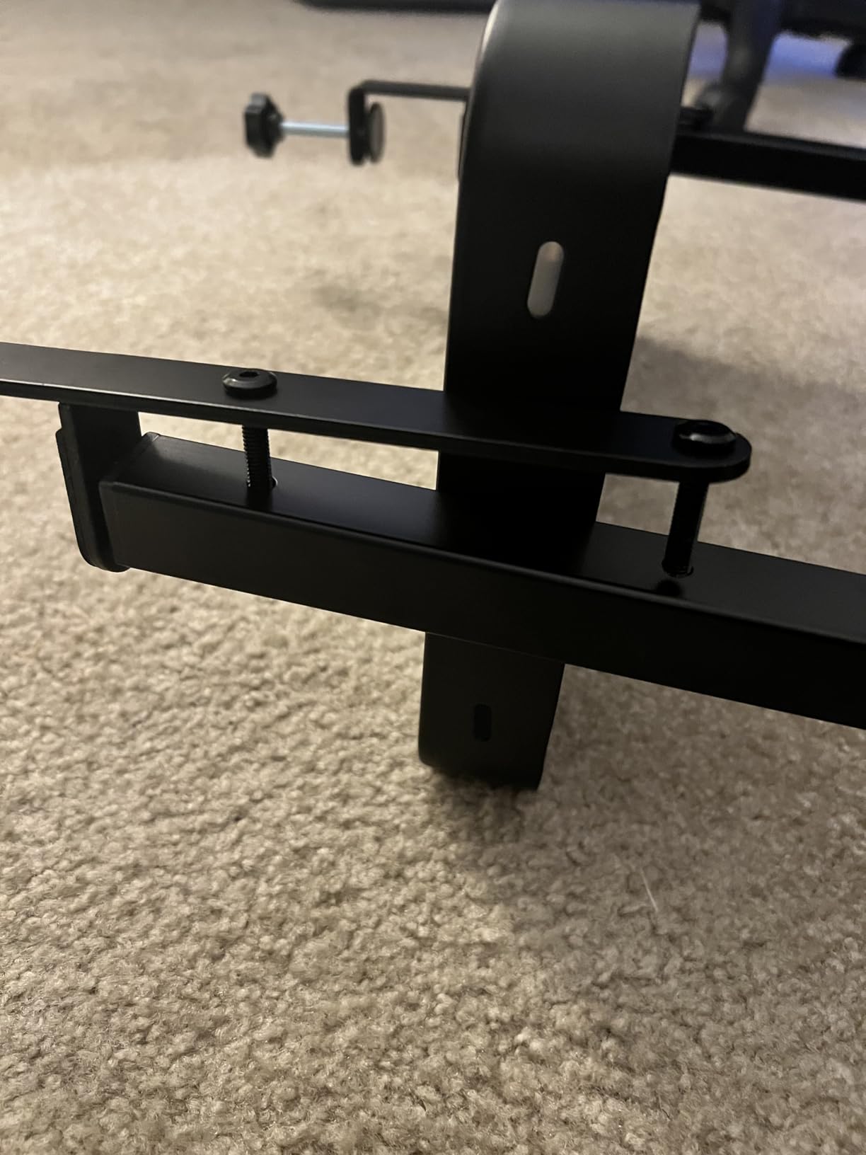 ARES WING 2-Tier 16 inch Clamp On Desk Shelf, Above or Under Desk Storage | Adjustable Desktop Organizer Holds 66 lbs Heavy Duty, with Headphone Holder for Working and Gaming Accessories, Black customer photo 1