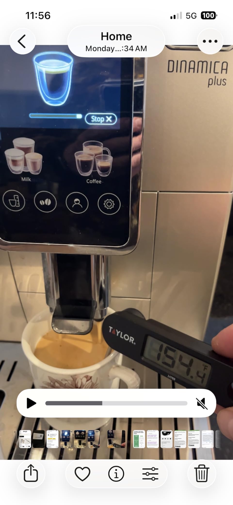 De'Longhi Dinamica Plus Fully Automatic Espresso Machine | Brew Personalized Coffee for up to 4 User Profiles, 24+ Recipes, Built-In Grinder & Automatic Milk Steam Wand with 3 Frother Modes customer photo 2